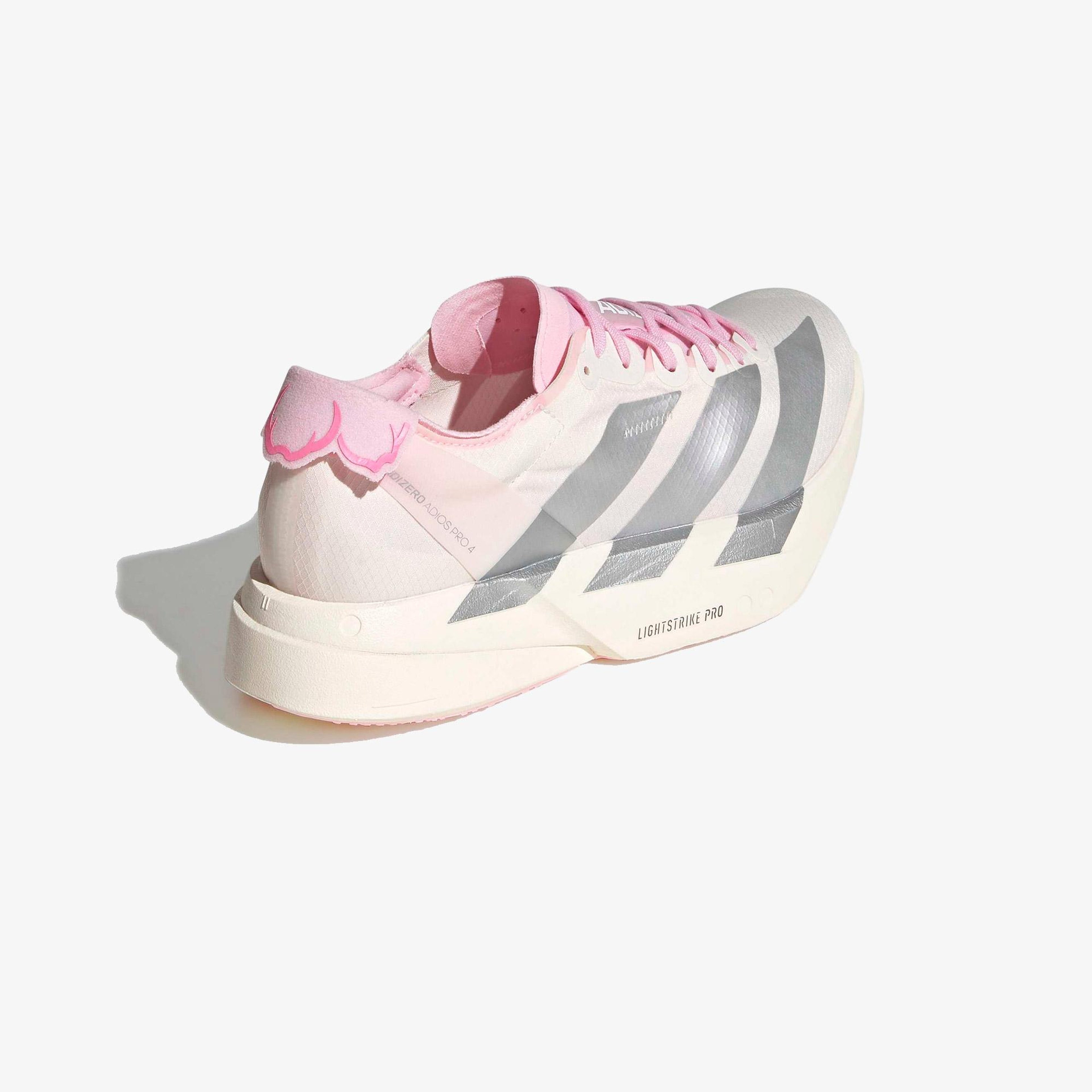 adidas Adizero Adios Pro 4 Kadın Beyaz Koşu Ayakkabısı