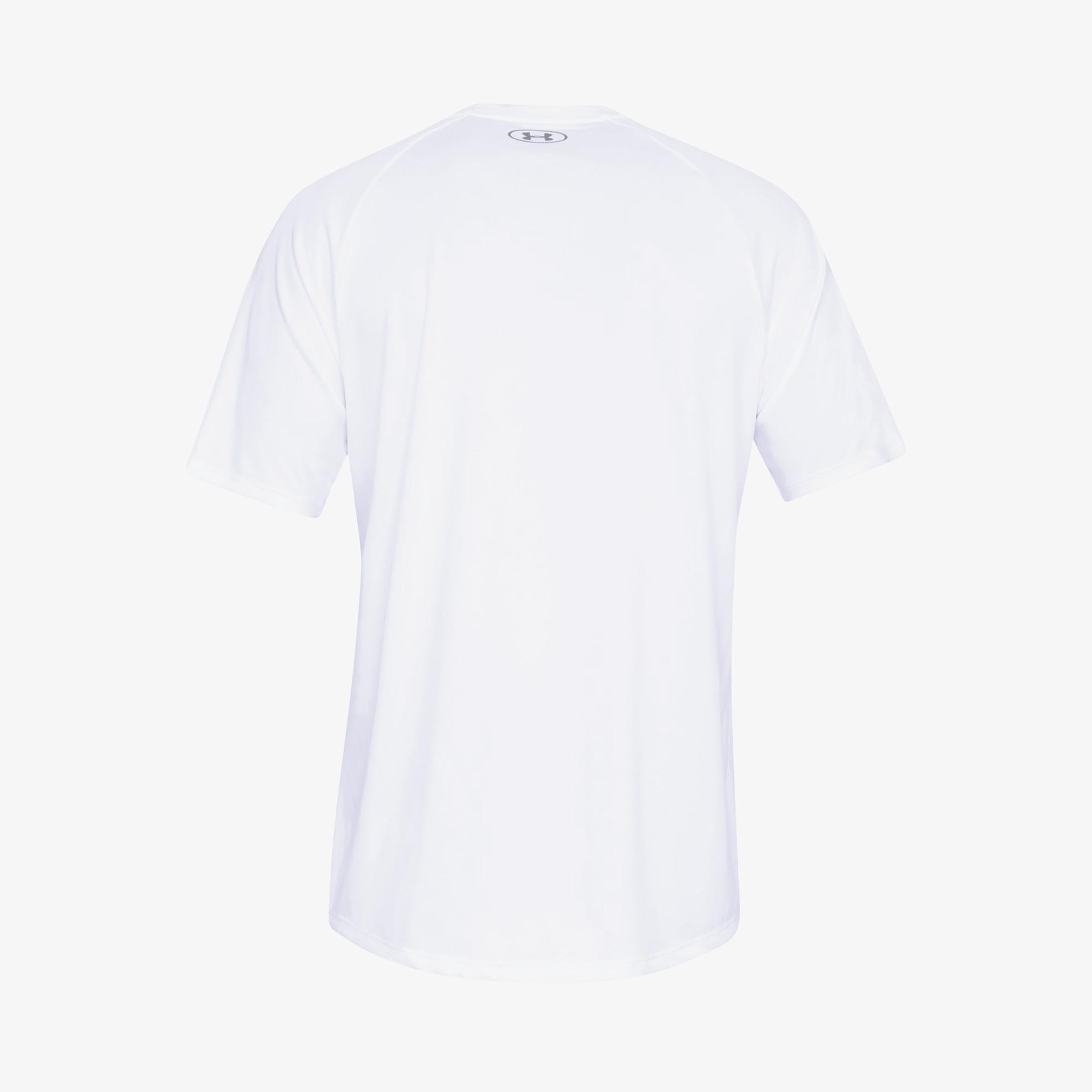 Under Armour Tech 2.0 Erkek Beyaz Antrenman T-Shirt
