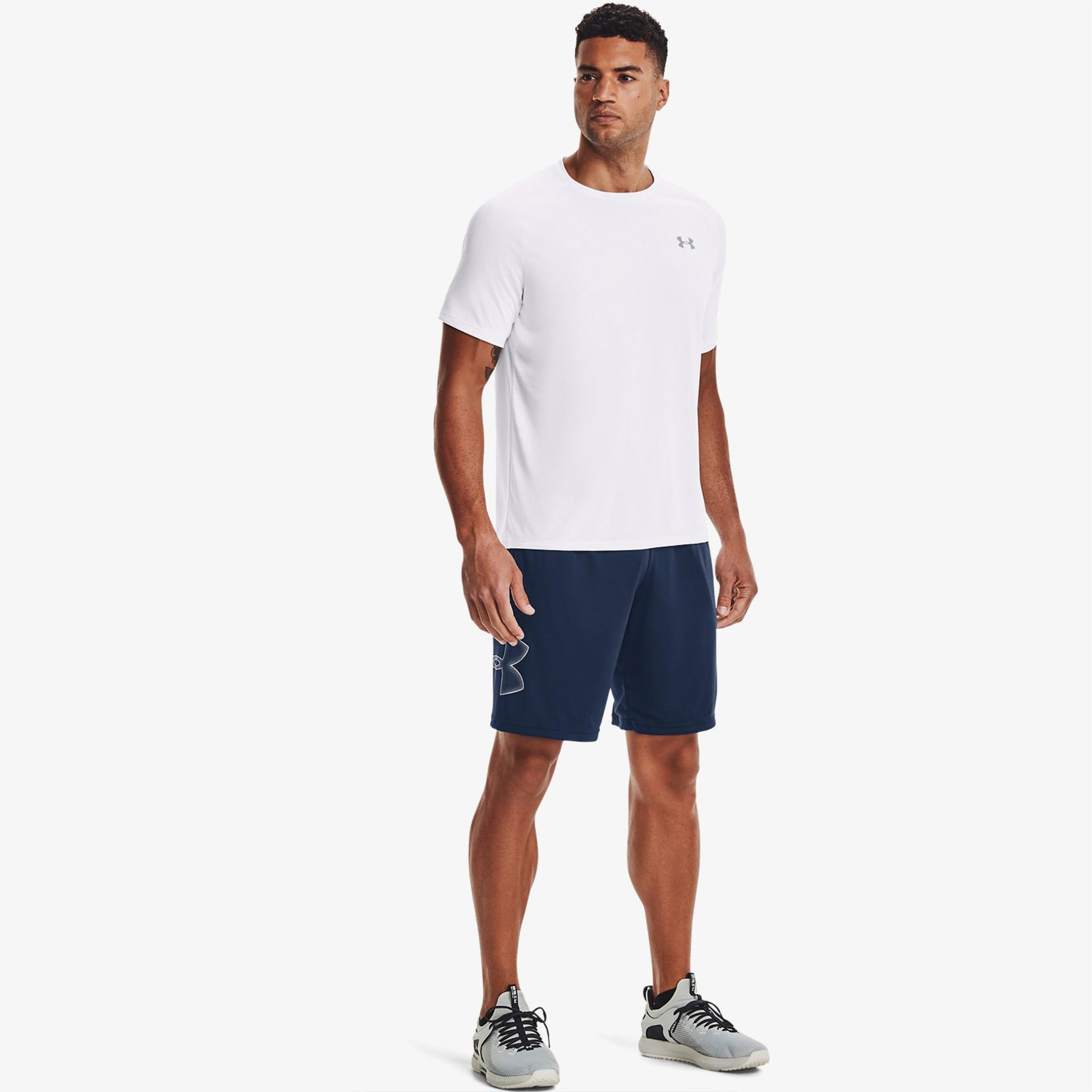 Under Armour Tech 2.0 Erkek Beyaz Antrenman T-Shirt