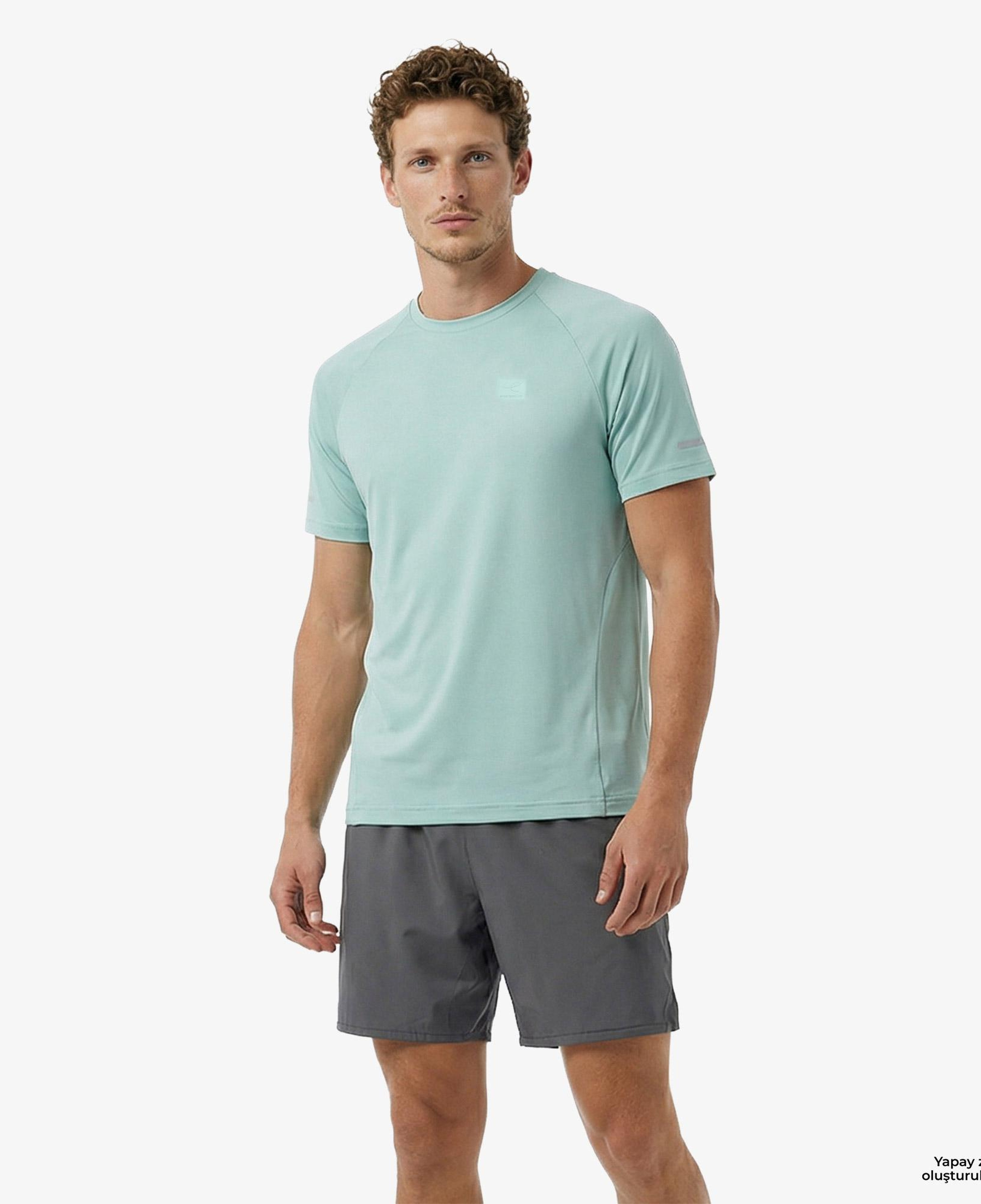 Energetics Erkek Yeşil Antrenman T-Shirt