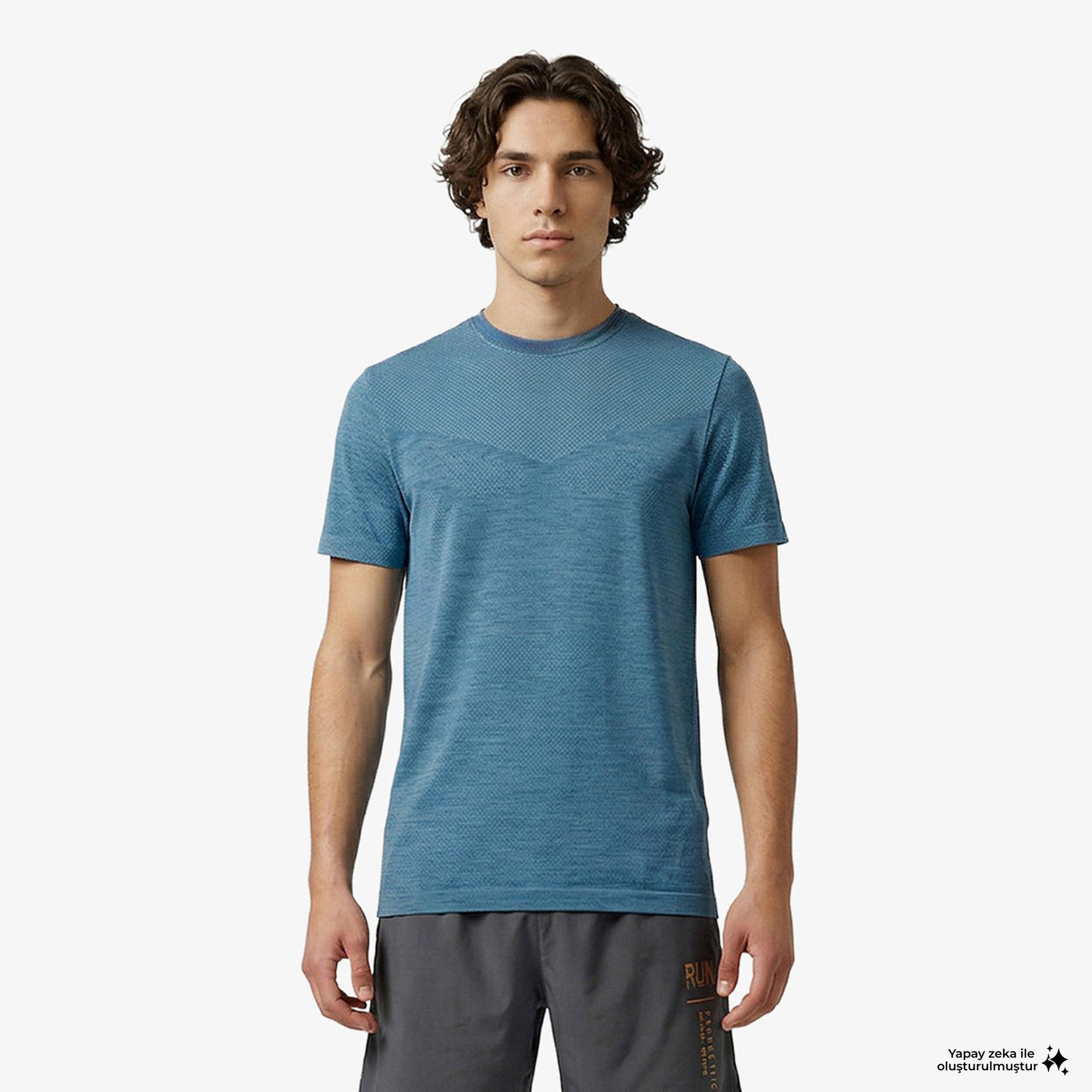 Energetics Tayeb SS M Erkek Mavi T-Shirt