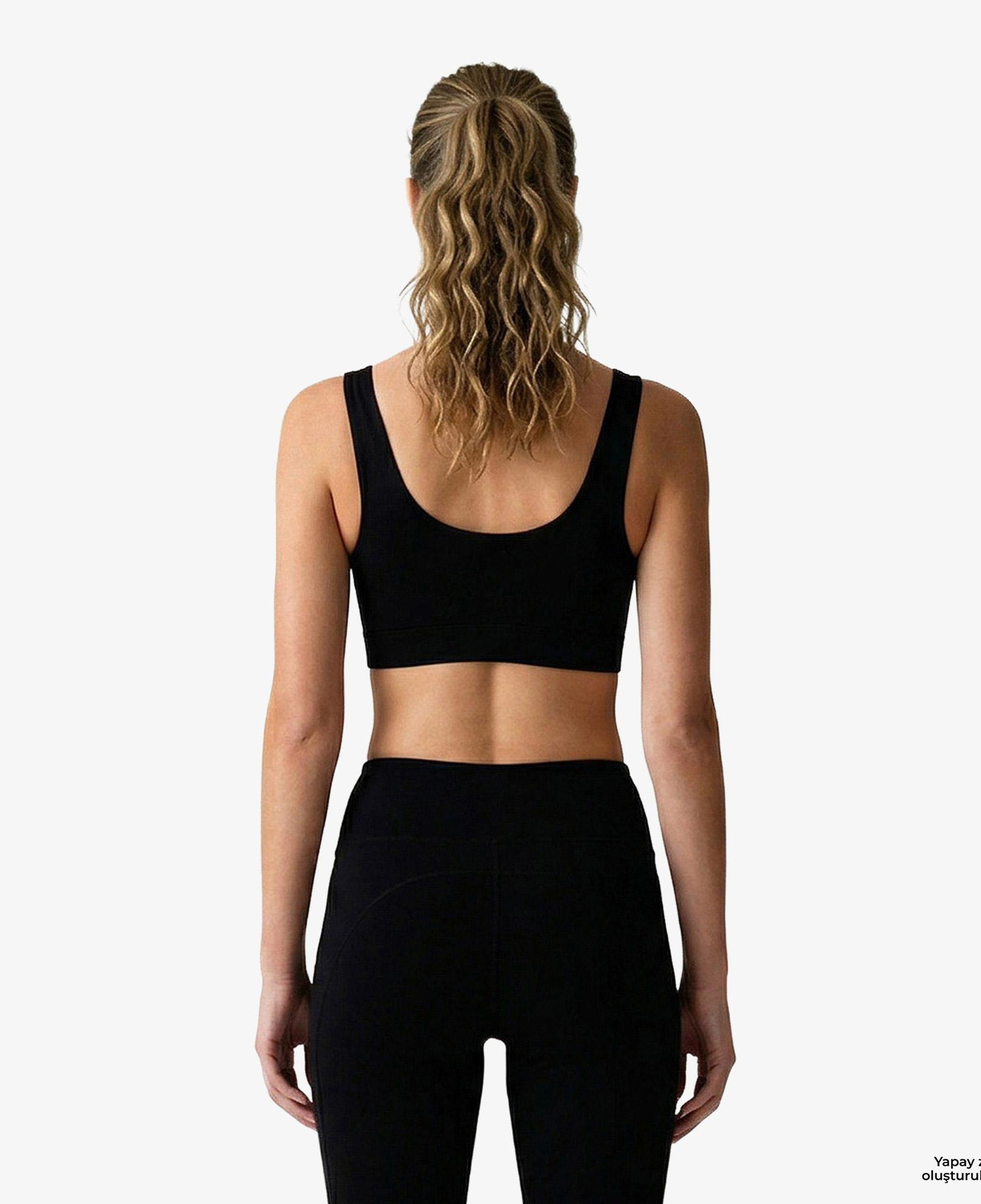 Energetics Kadın Siyah Antrenman Bra