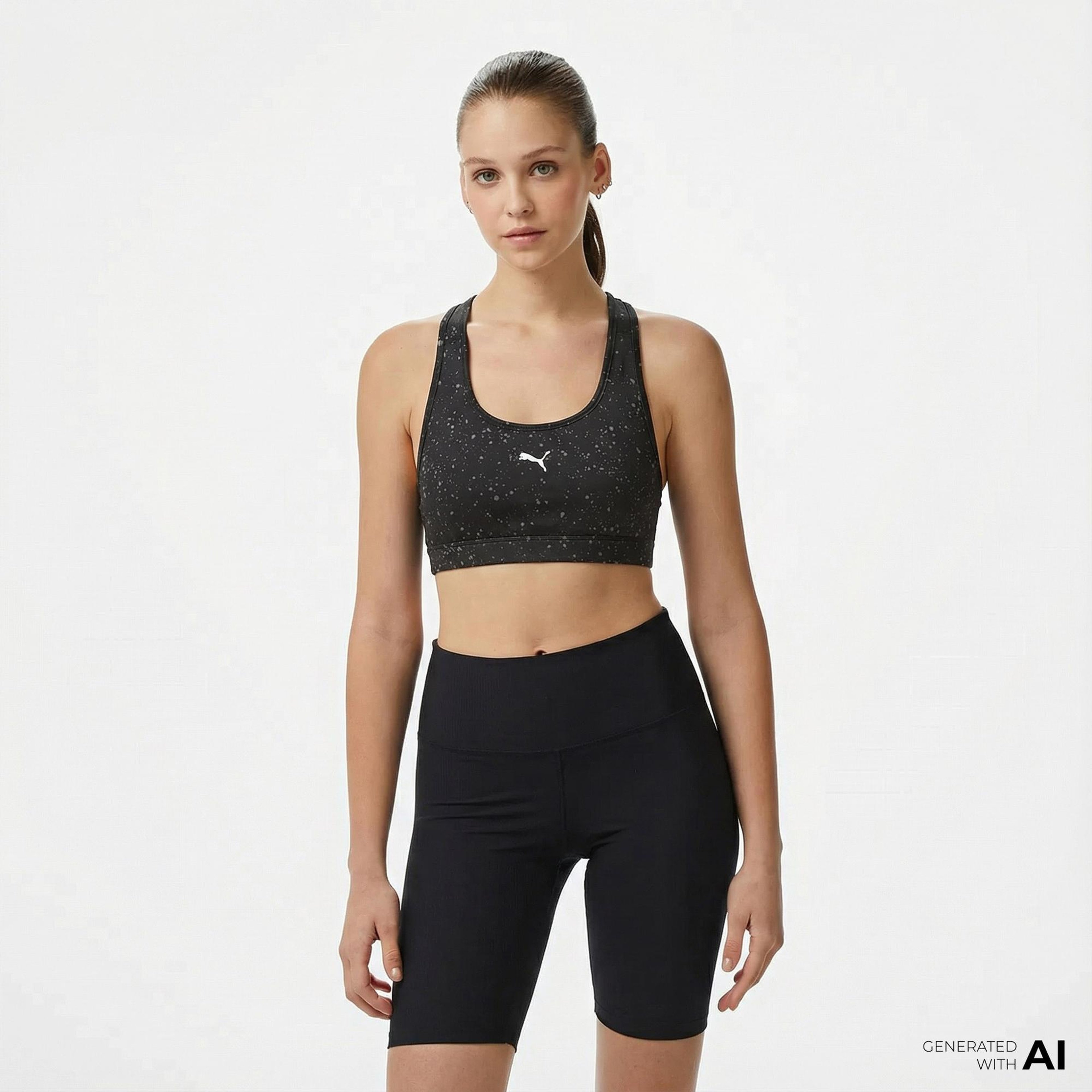 Puma 4 Keeps Kadın Siyah Antrenman Bra