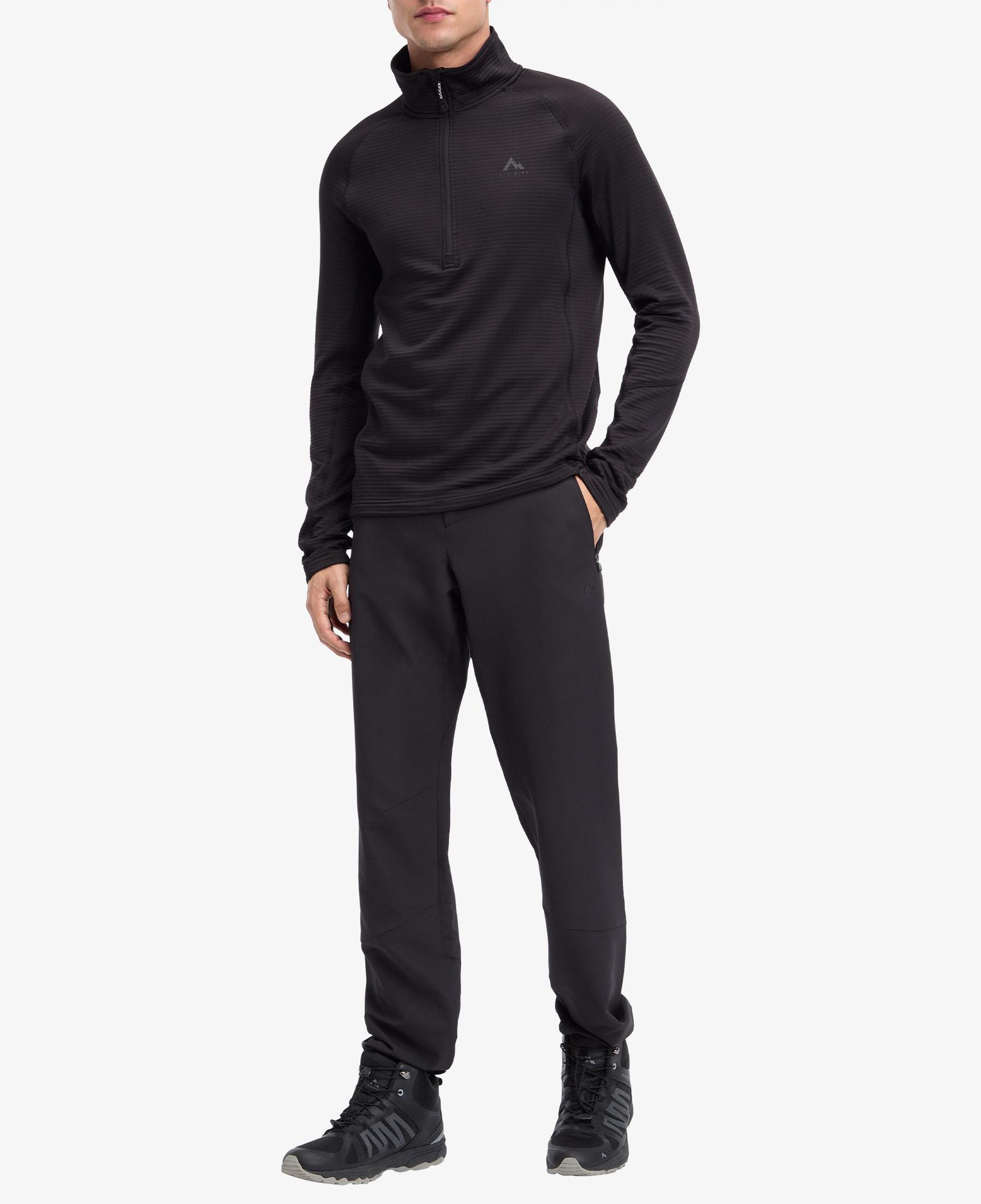 McKinley Sylvin M Erkek Siyah Outdoor Polar