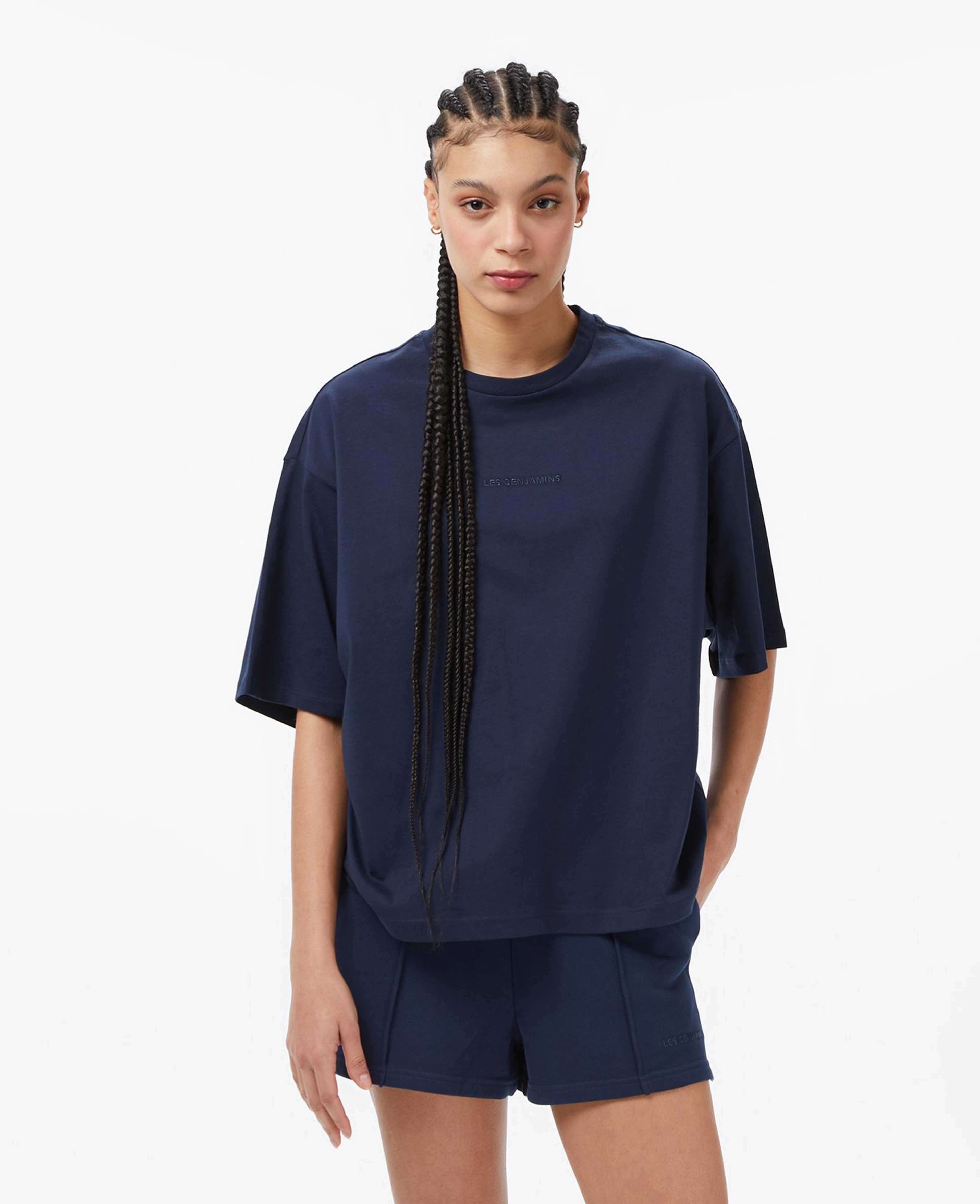 Les Benjamins Essentials 309 Kadın lacivert T-Shirt