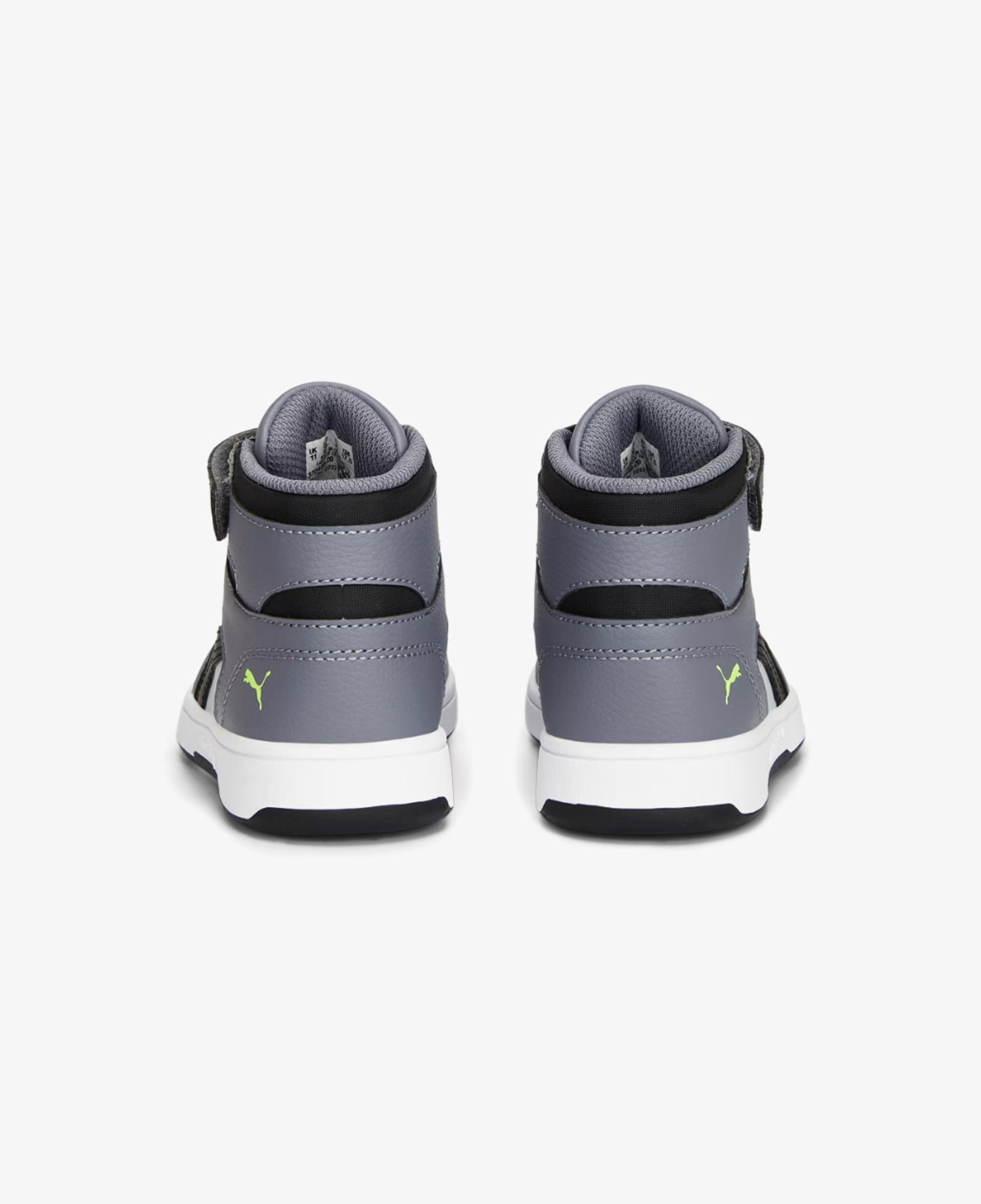 Puma Rebound Layup Çocuk Gri Spor Ayakkabı