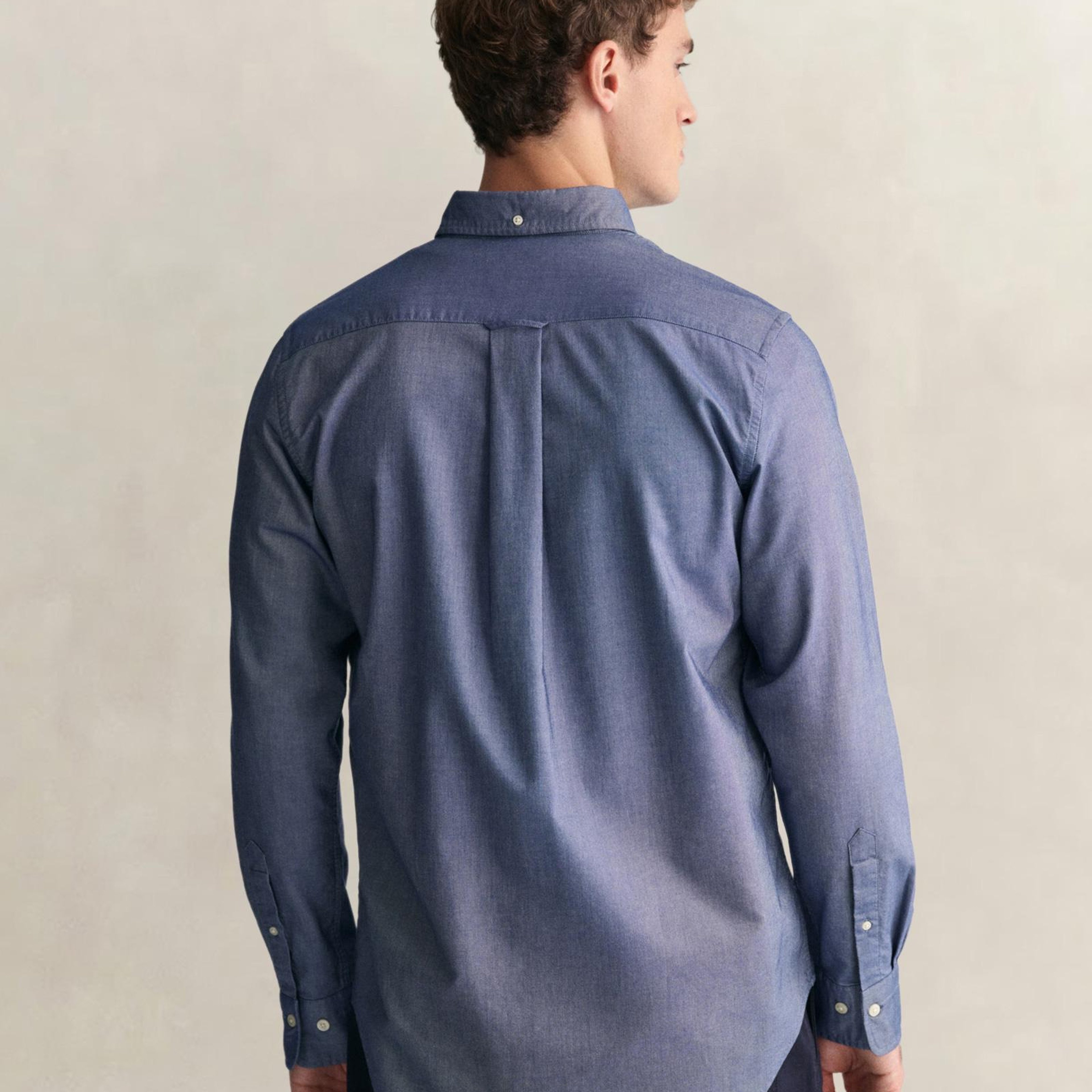 GANT Erkek Mavi Regular Fit Oxford Gömlek