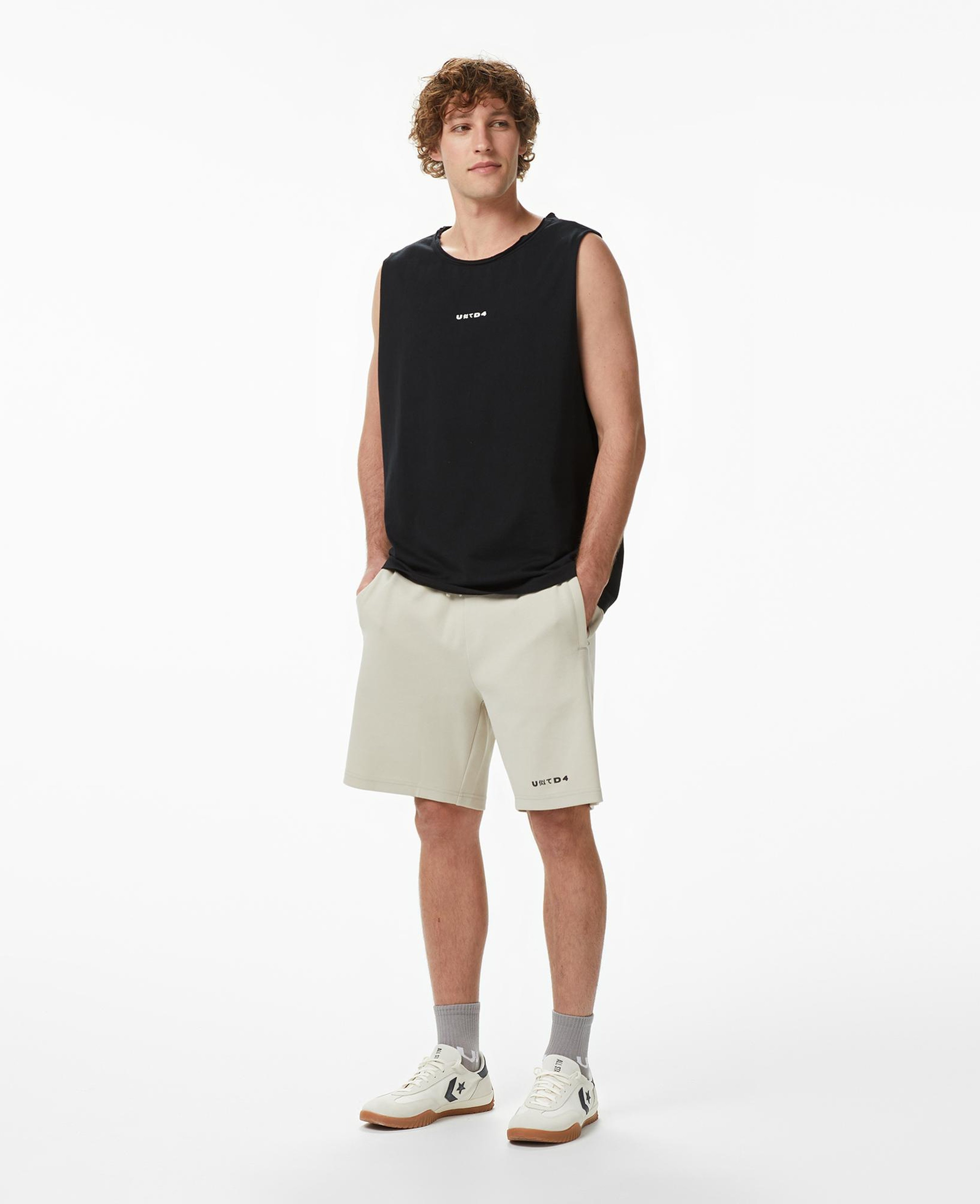 UNITED4 Regular Fit Erkek Siyah T-Shirt