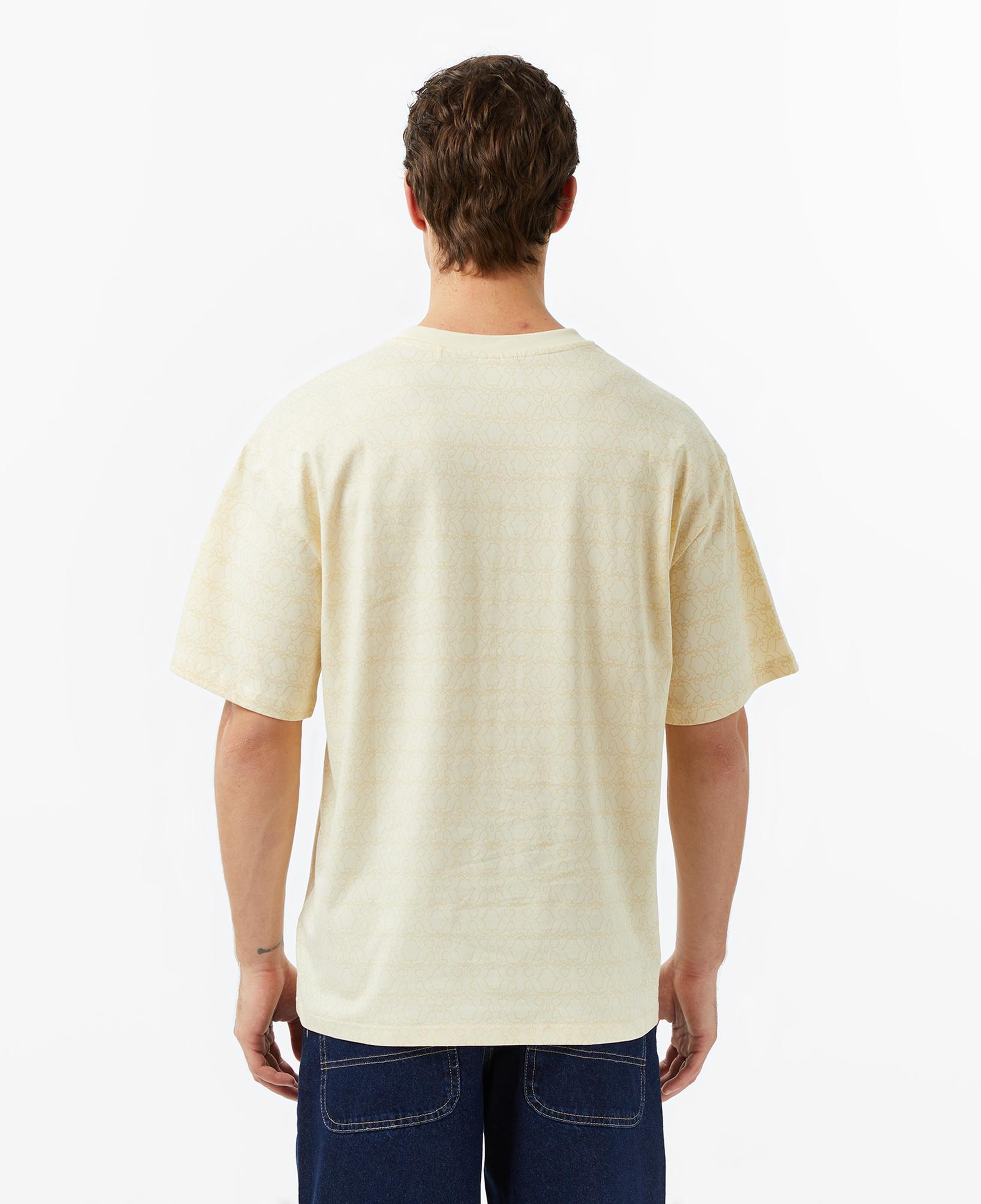 Karl Kani Aop Signature Erkek Bej T-Shirt