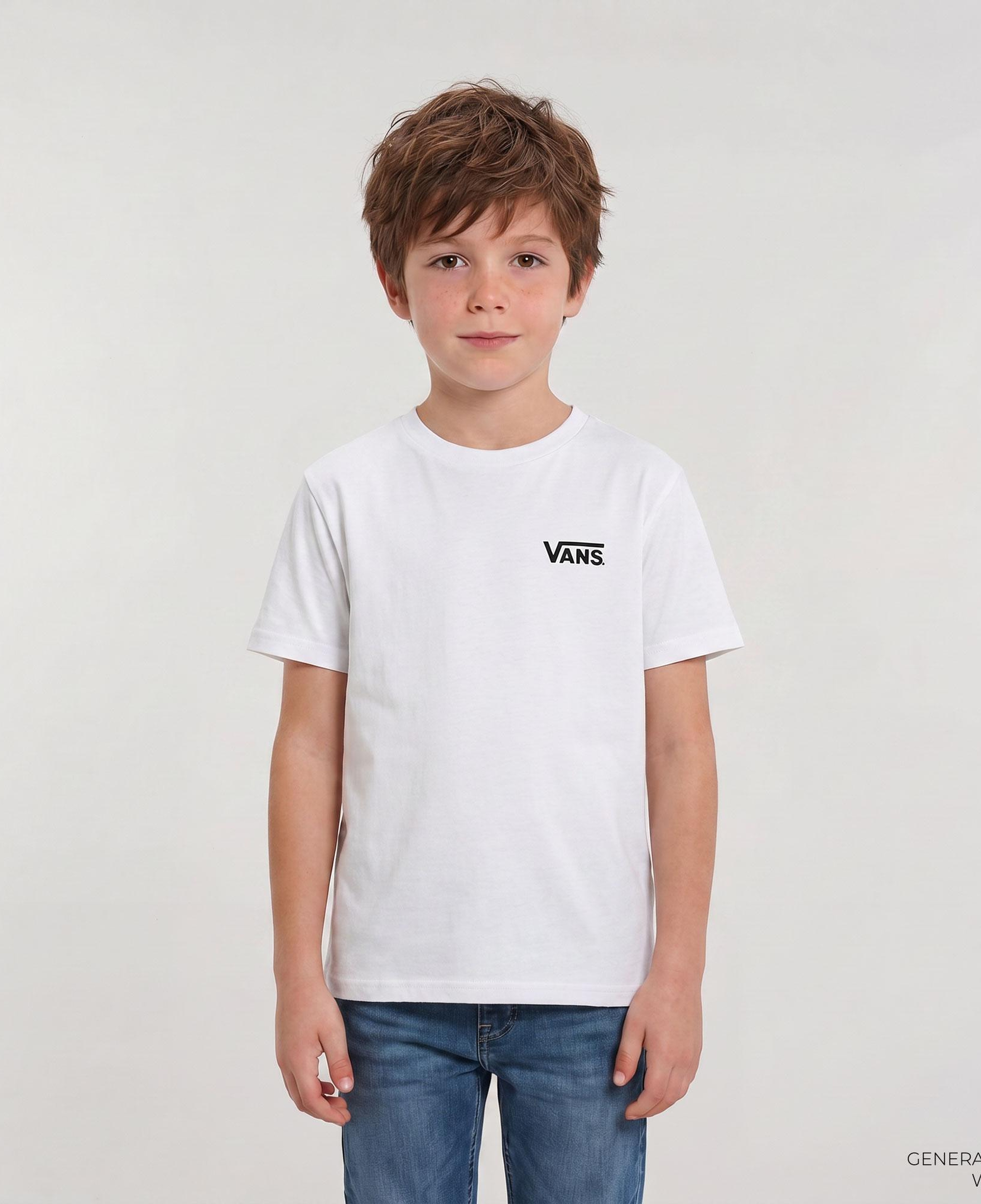 Vans By Blocked Box Ss Çocuk Beyaz T-Shirt