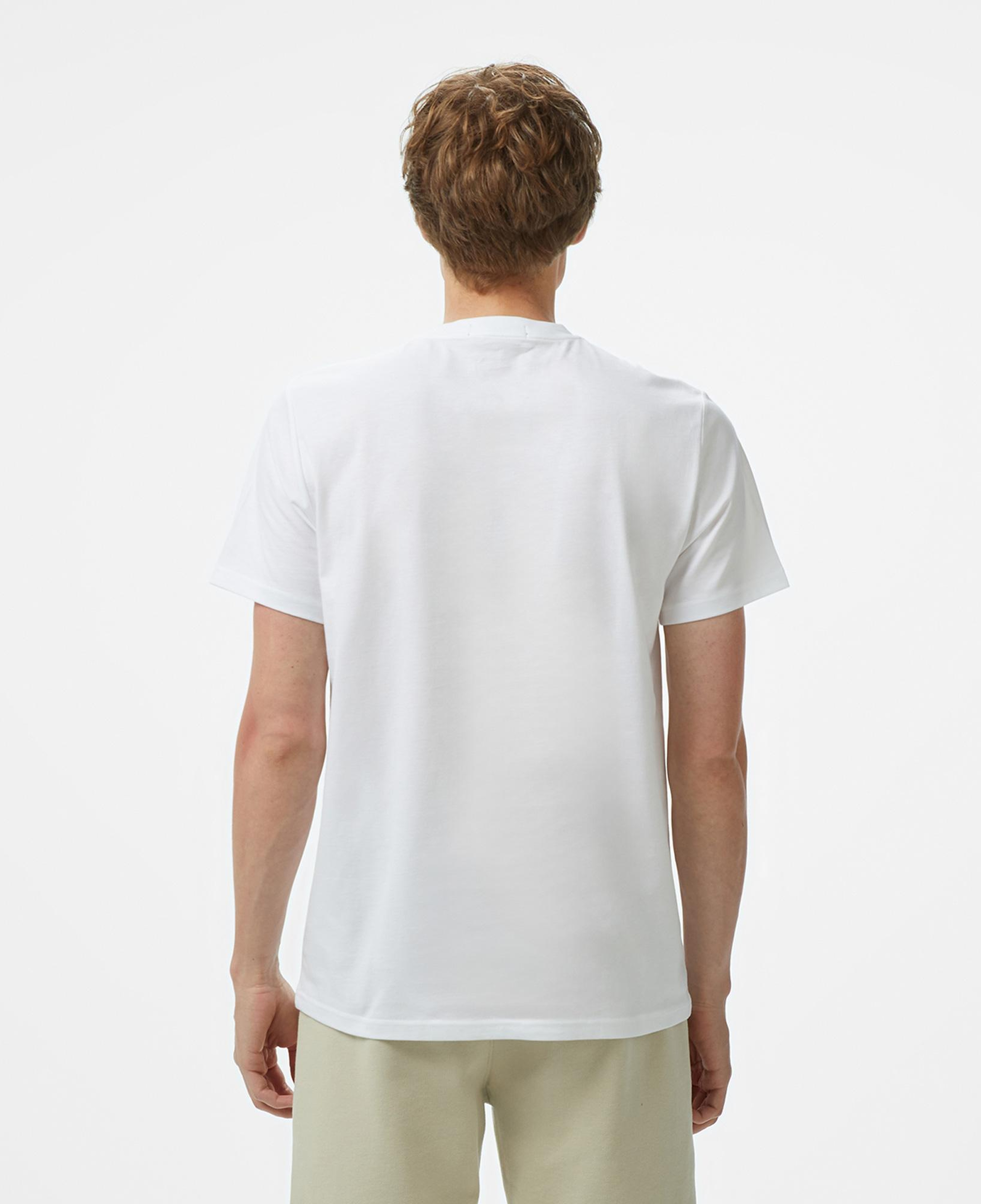 Fred Perry Embroidered Erkek Beyaz T-Shirt