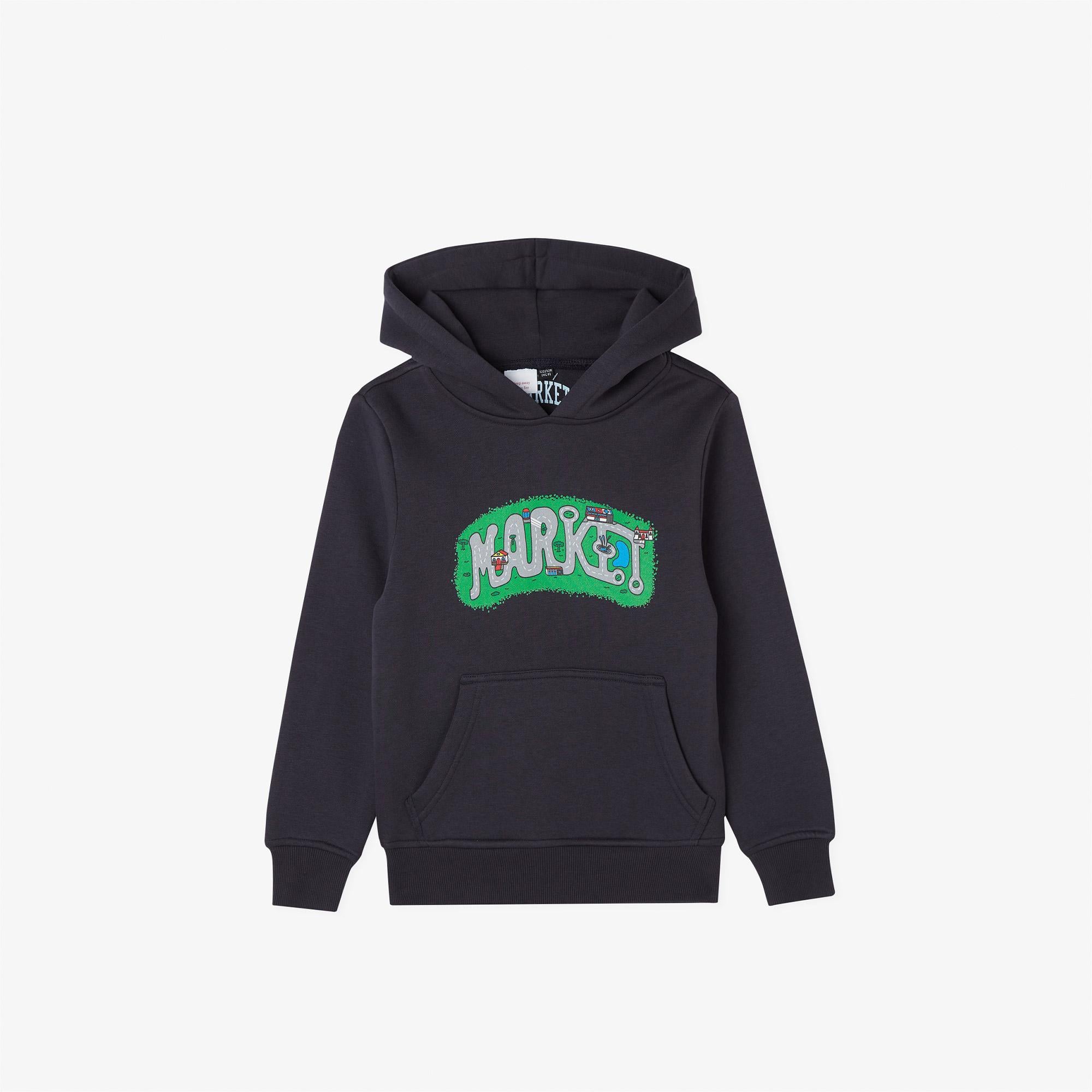 Market City Streets Çocuk Siyah Sweatshirt