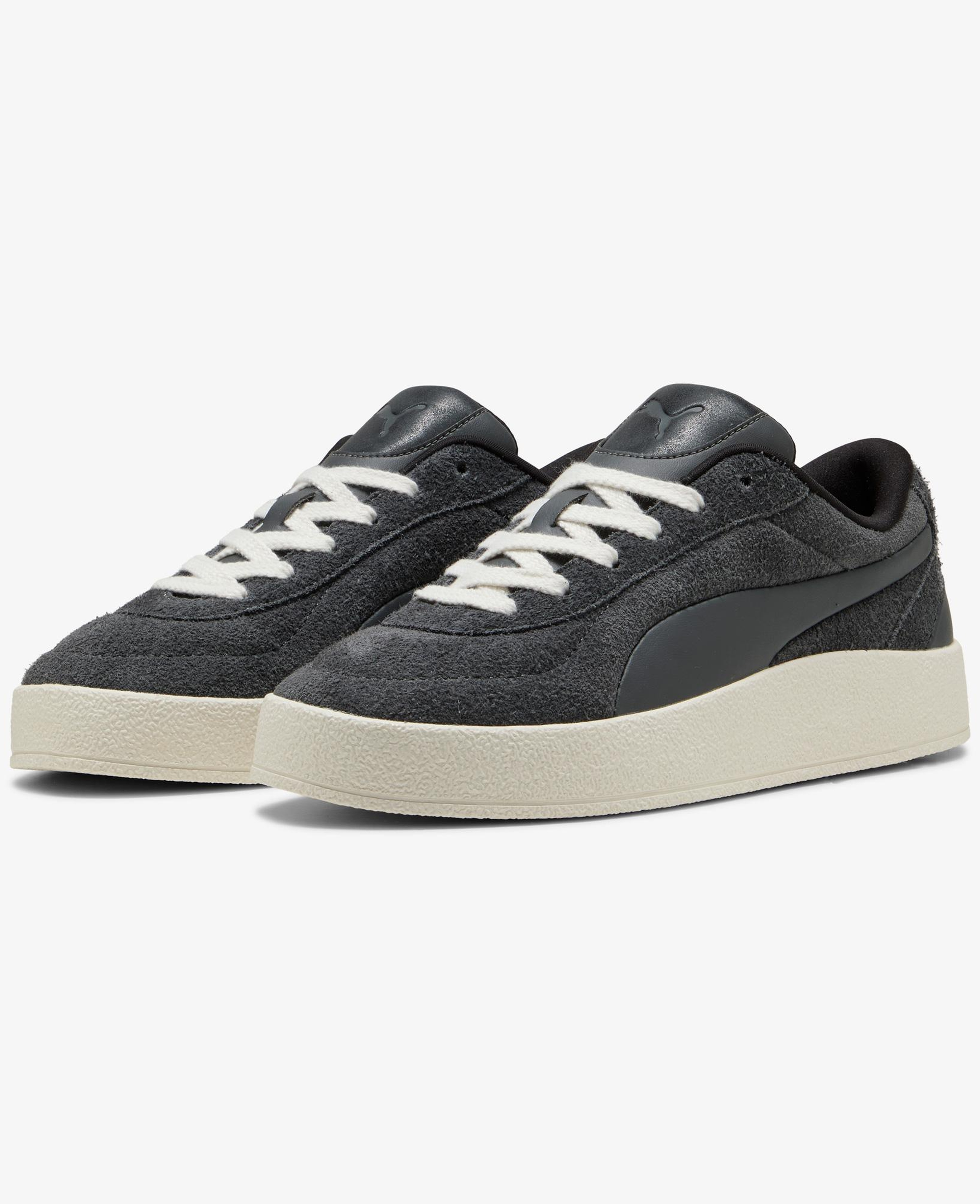 Puma CA Luxe Fuzzy Unisex Gri Spor Ayakkabı