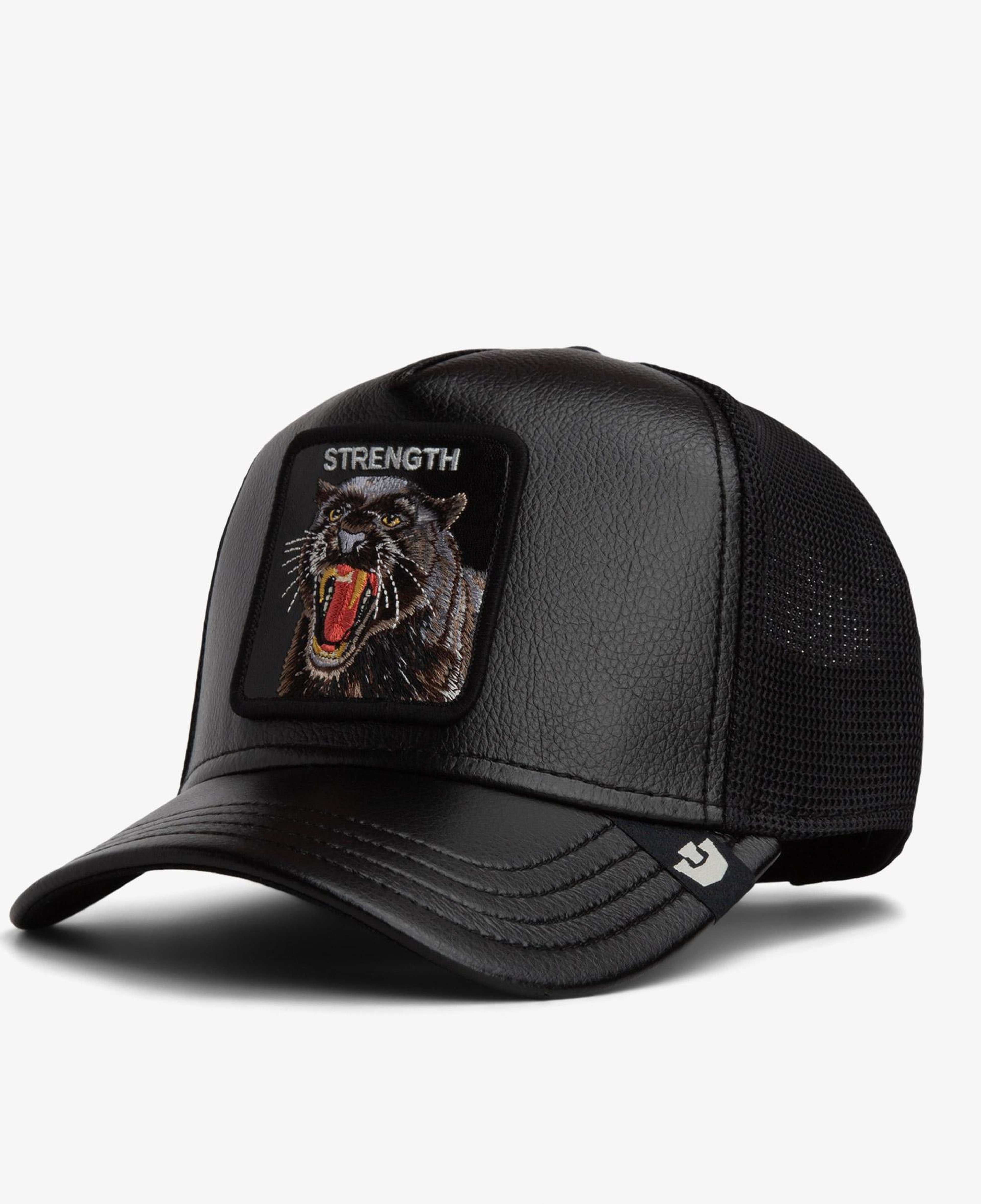 Goorin Bros Faux Leather Panther Unisex Siyah Şapka