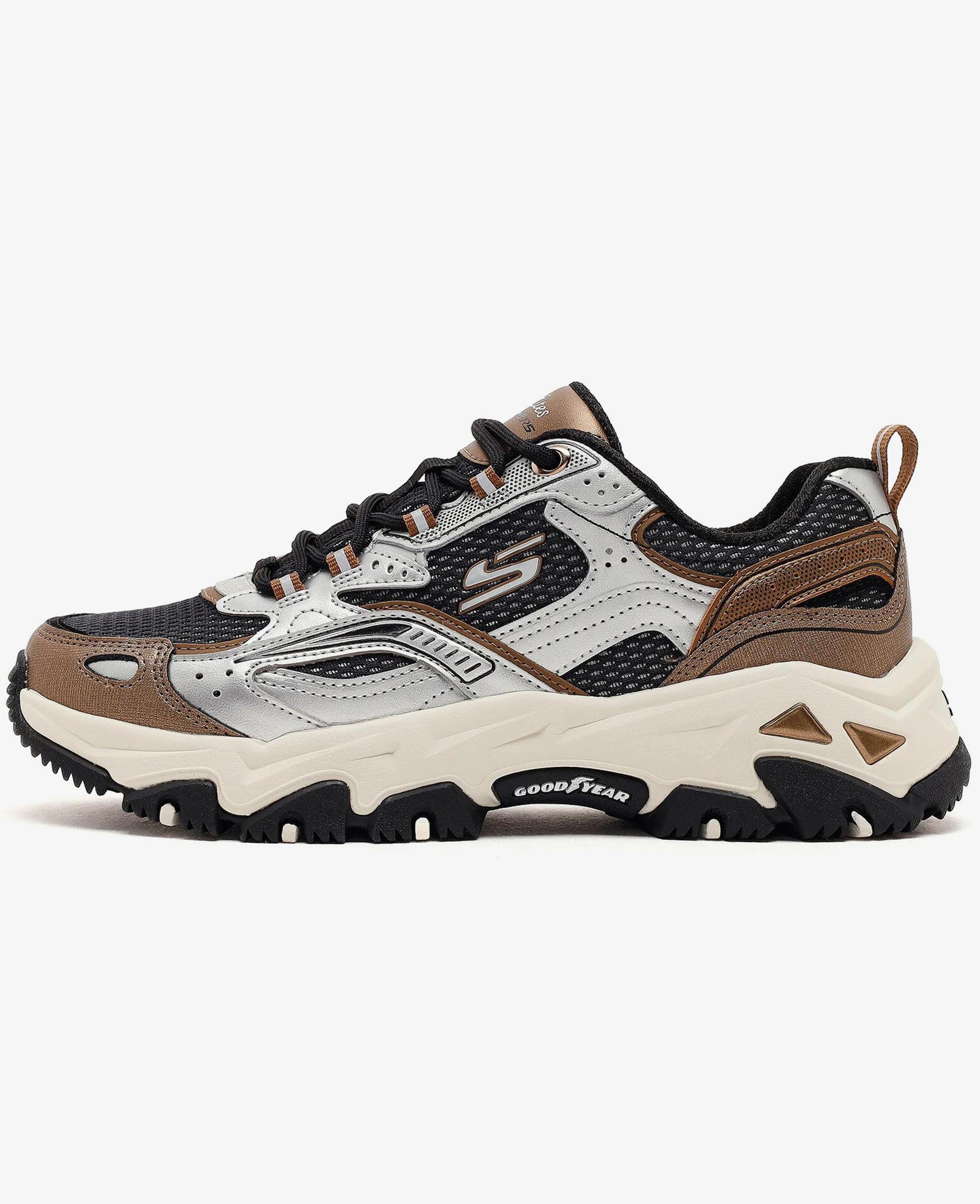 Skechers D'Lites Hiker Kadın Gri Spor Ayakkabı