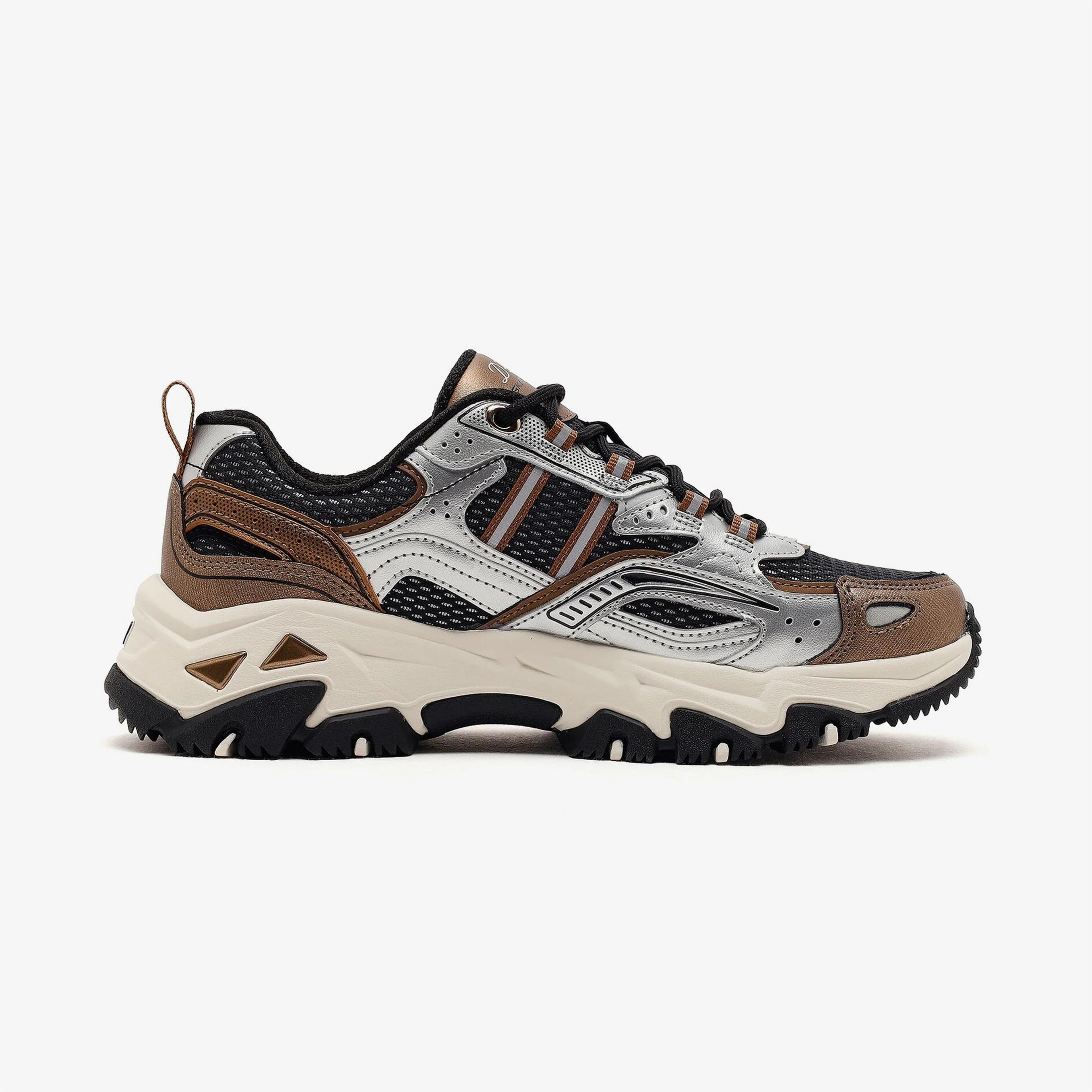 Skechers D'Lites Hiker Kadın Gri Spor Ayakkabı