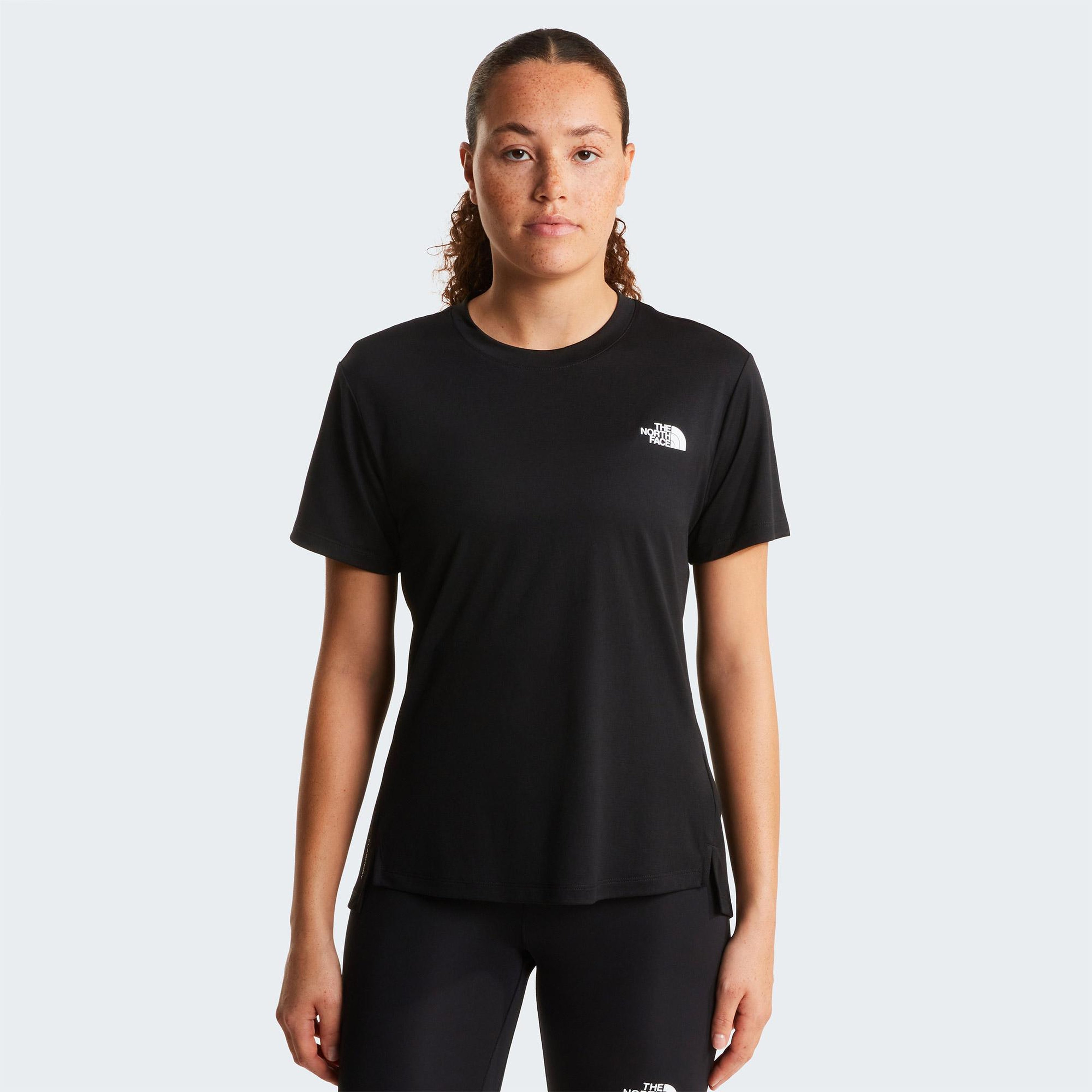 The North Face Flex Short Sleeves Graphic Kadın Siyah T-Shirt