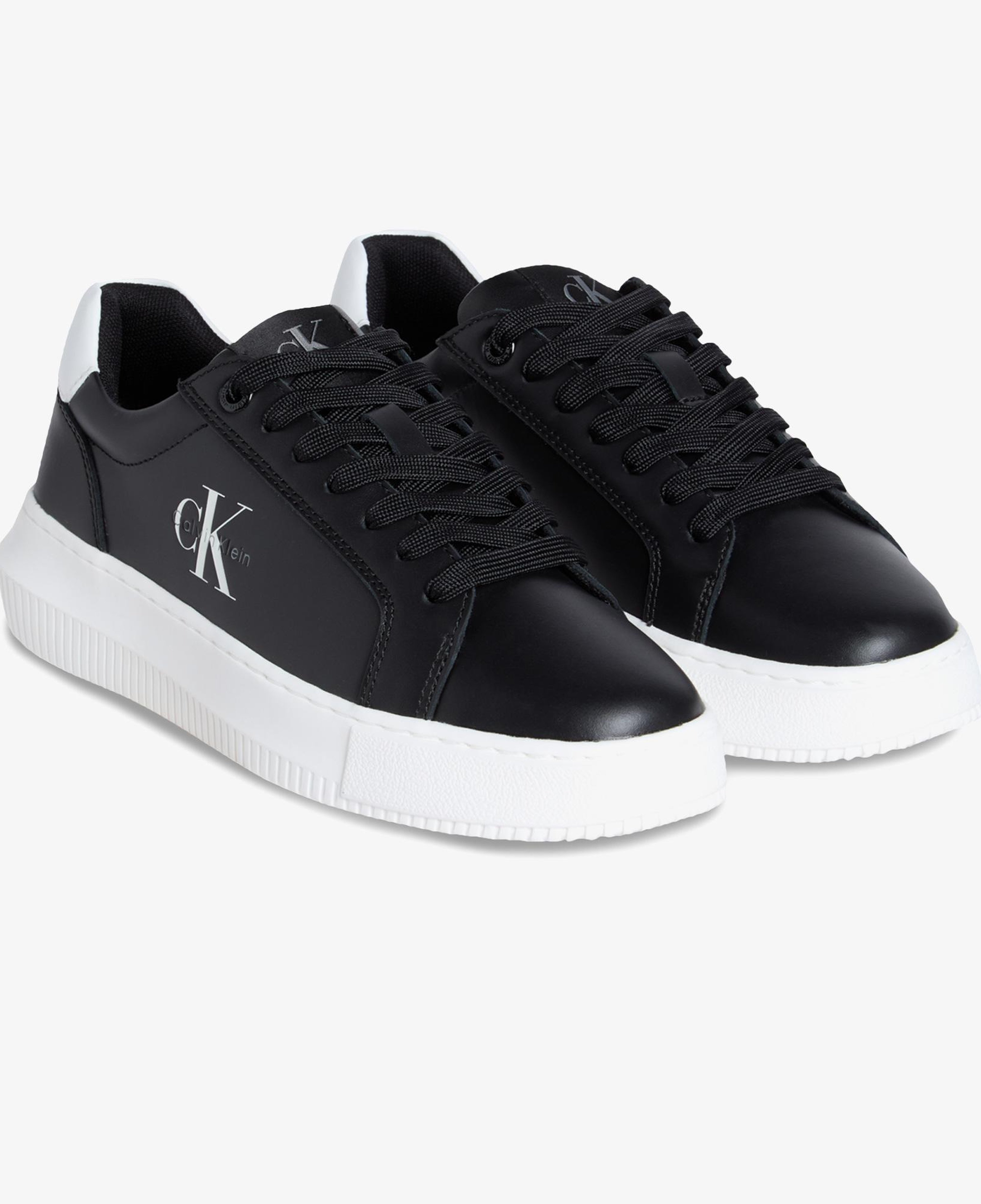 Calvin Klein Chunky Cupsole Mono Kadın Siyah Sneaker