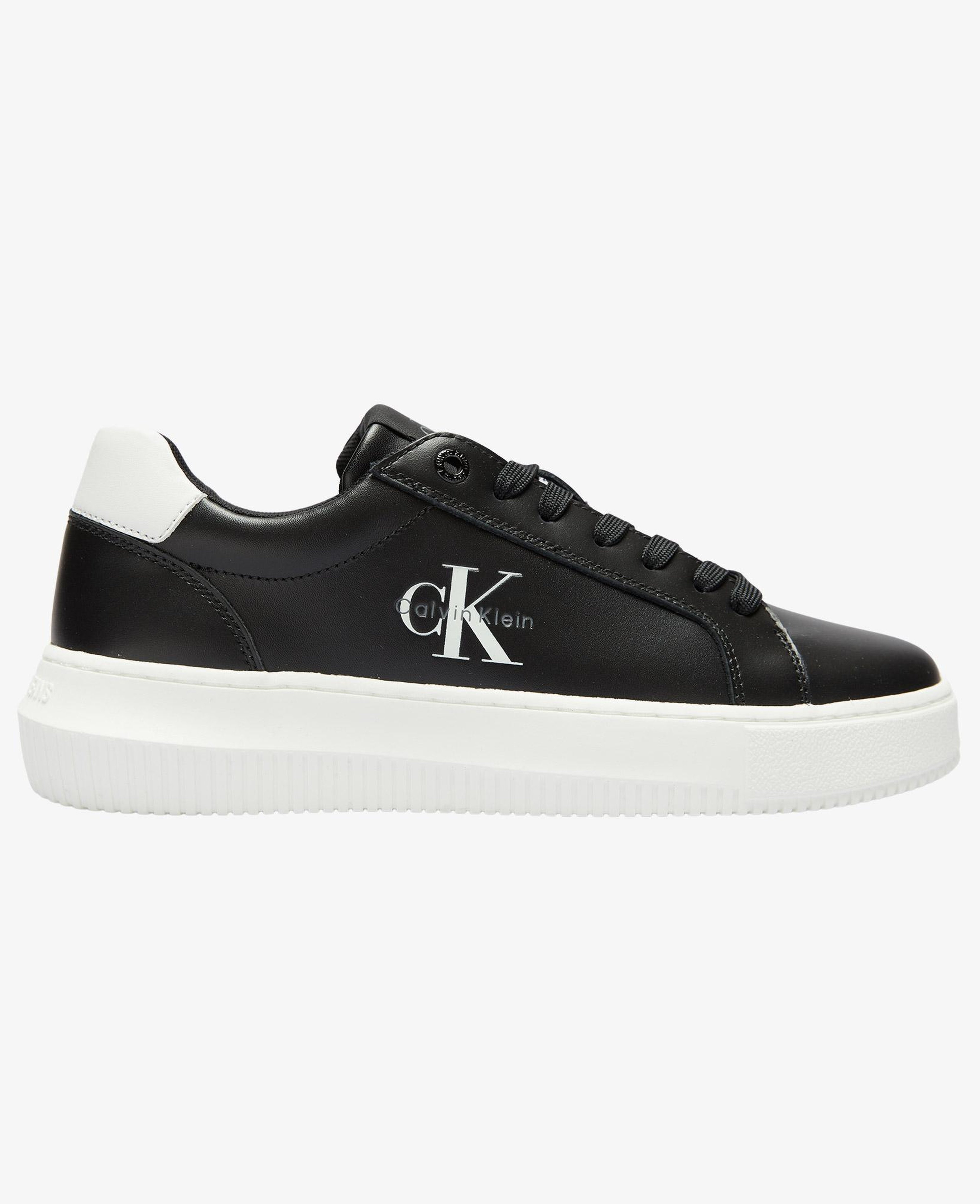 Calvin Klein Chunky Cupsole Mono Kadın Siyah Sneaker