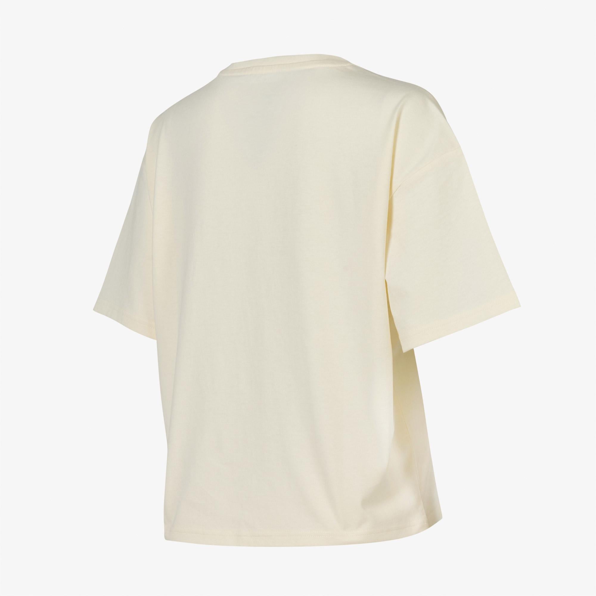 New Balance WNT1605 Lifestyle Kadın Bej T-Shirt