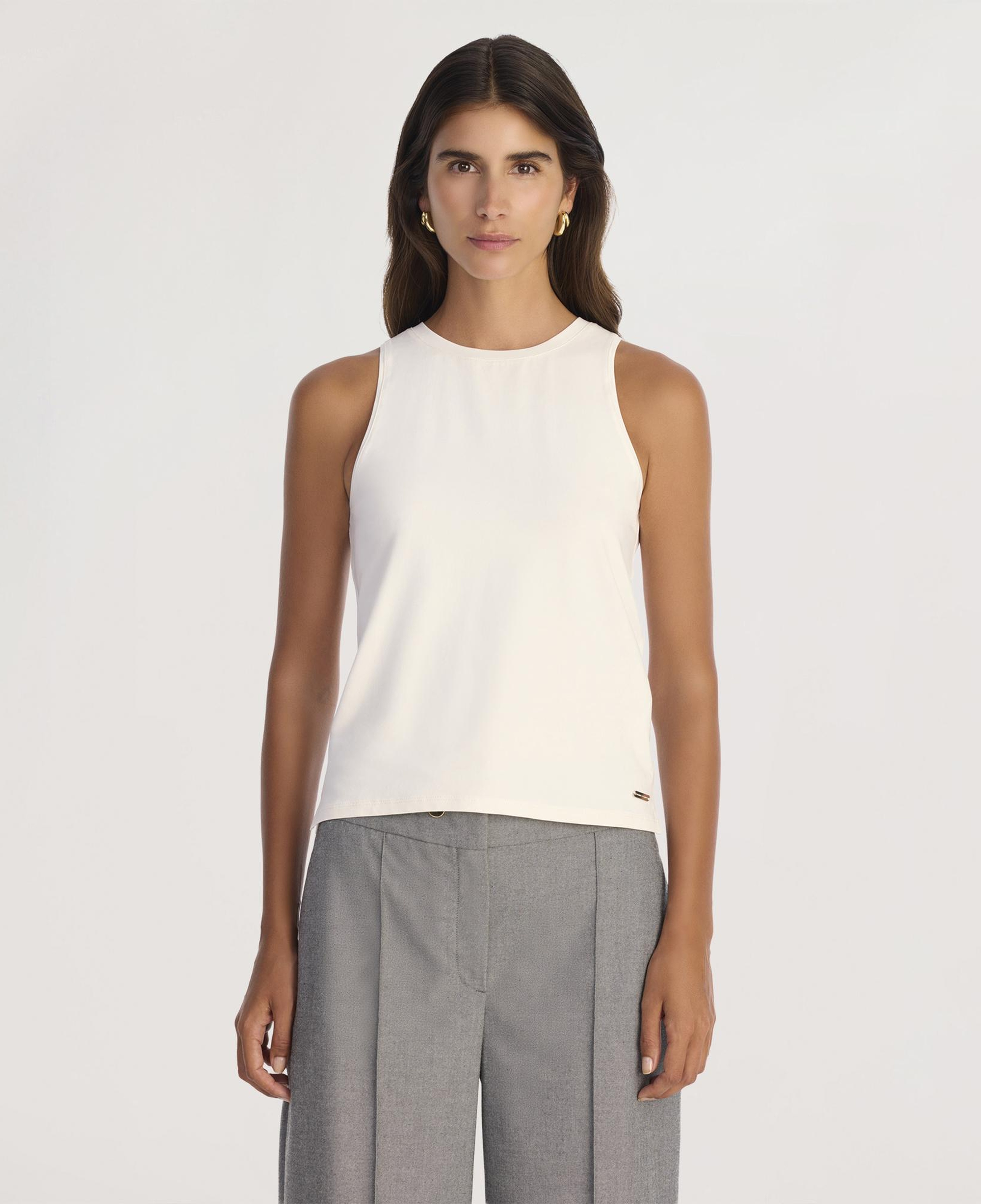 YARGICI Kolsuz Halter Yaka T-shirt