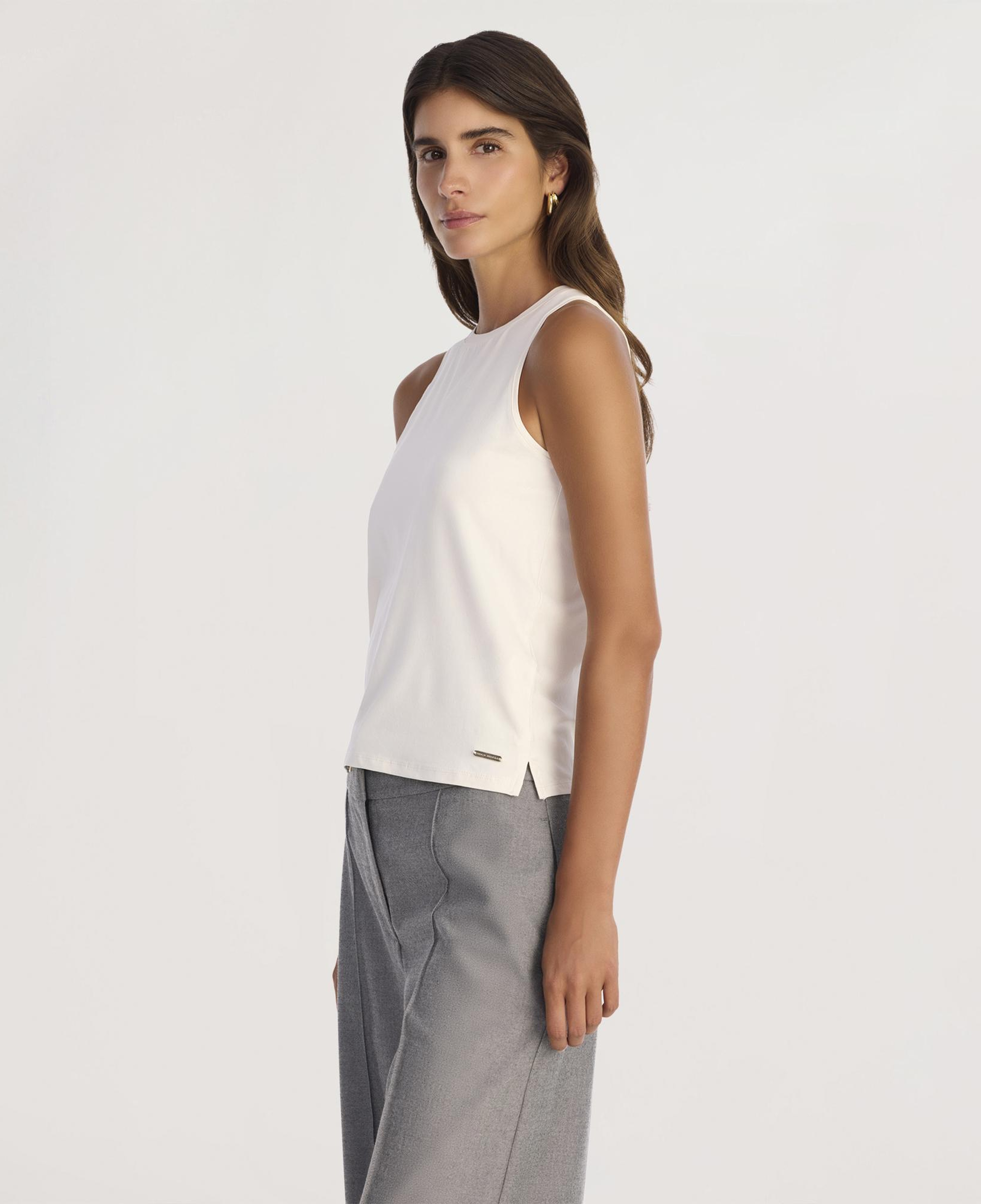YARGICI Kolsuz Halter Yaka T-shirt