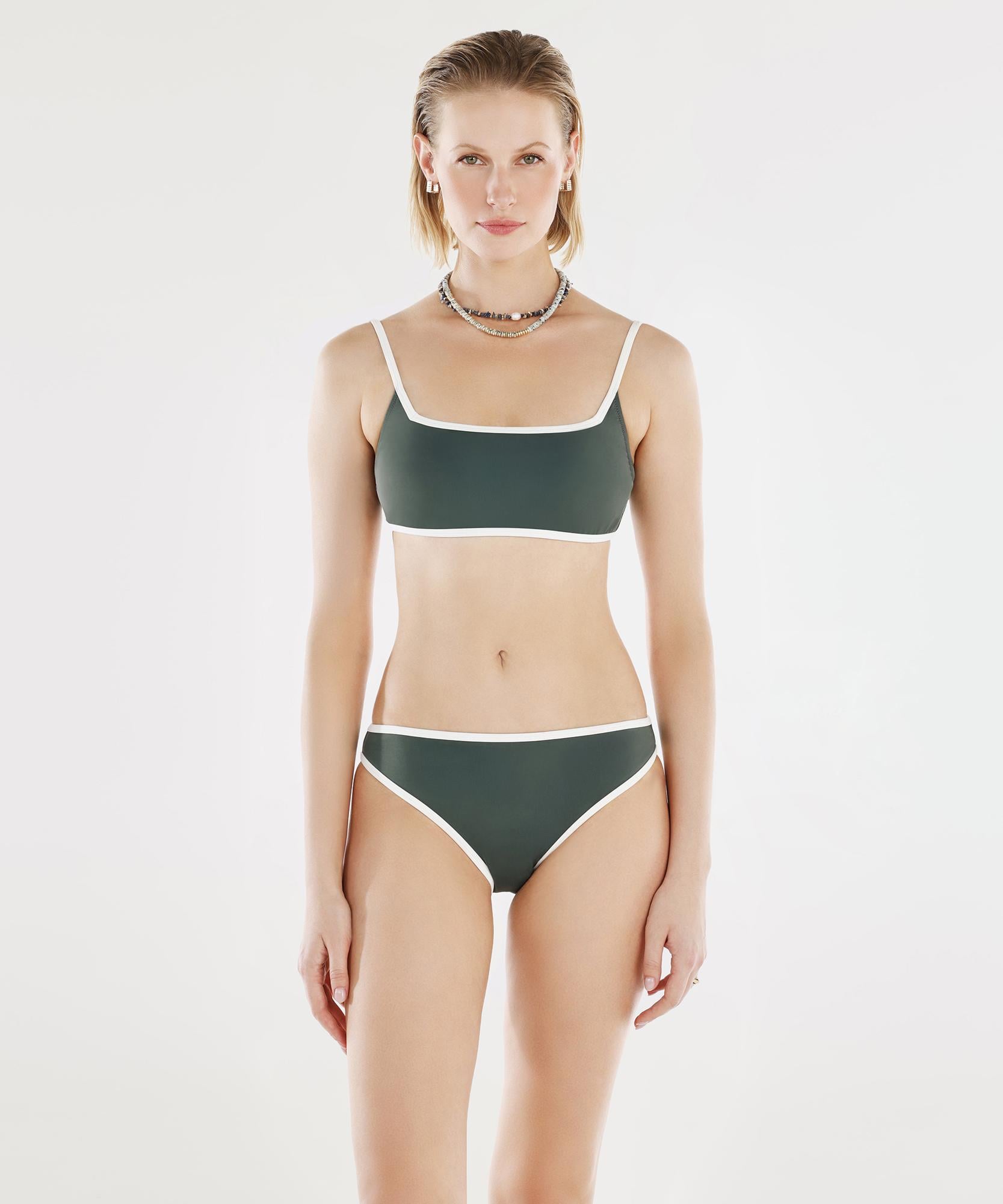 YARGICI Kontrast Detaylı Bikini Üst