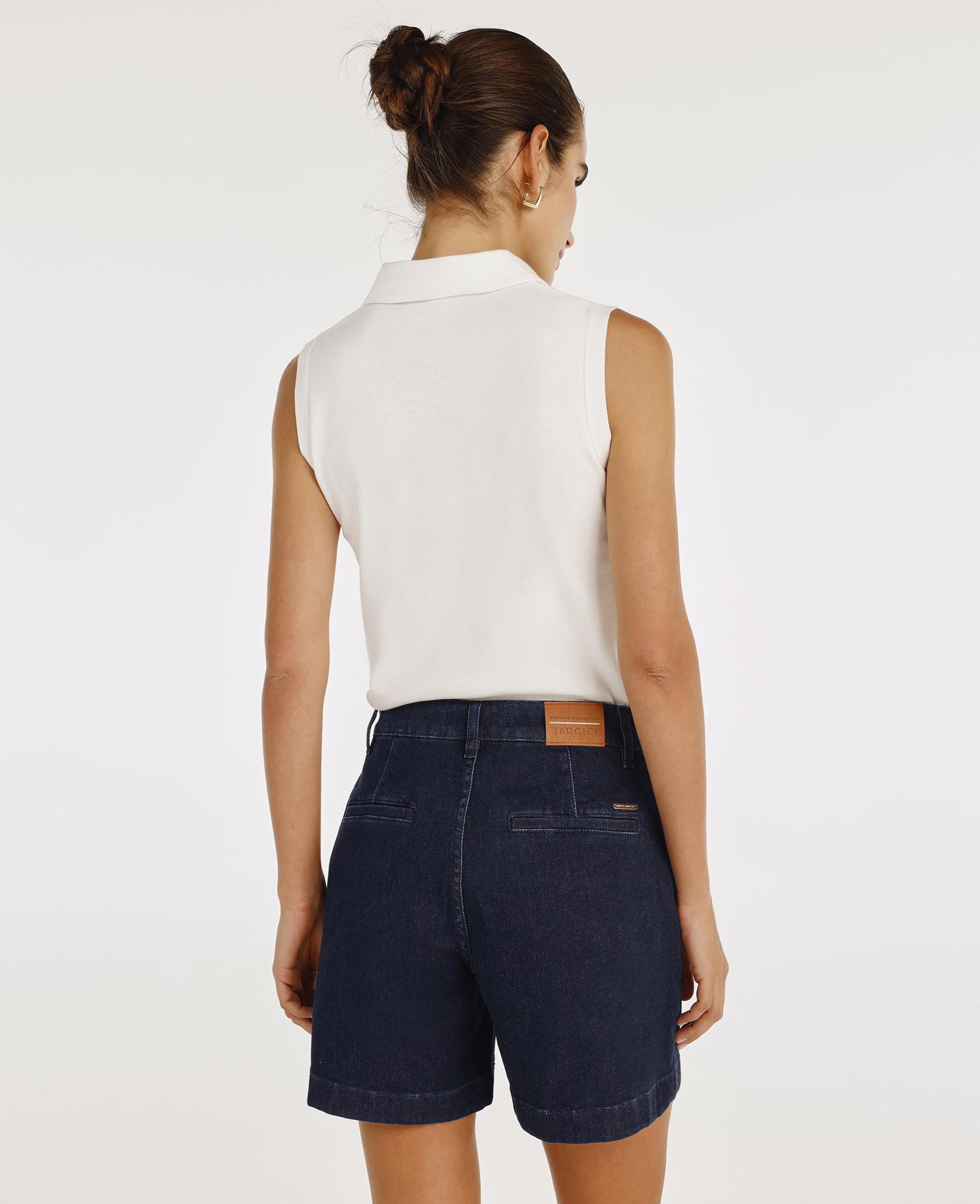 YARGICI Çan Form Denim Bermuda