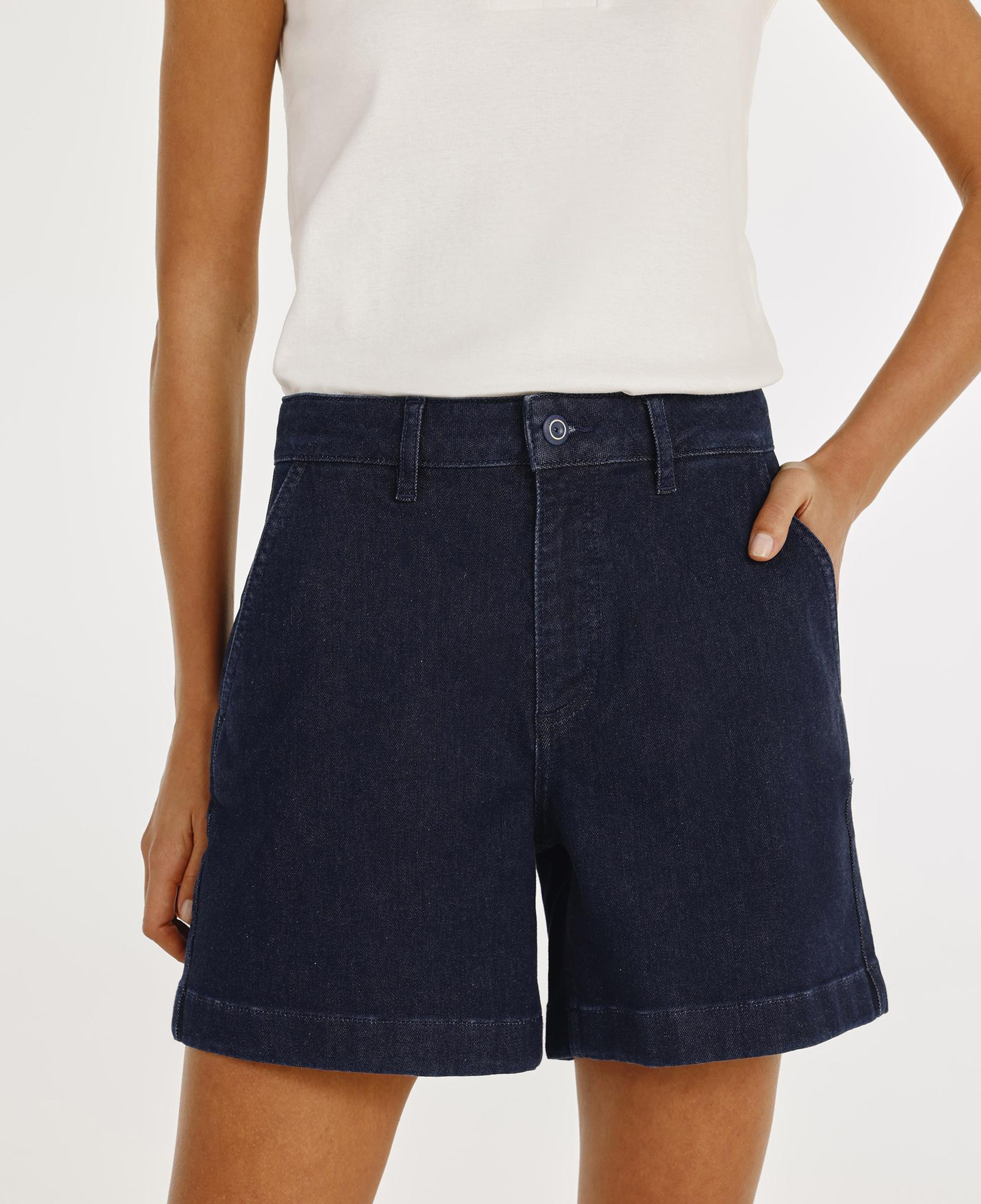YARGICI Çan Form Denim Bermuda