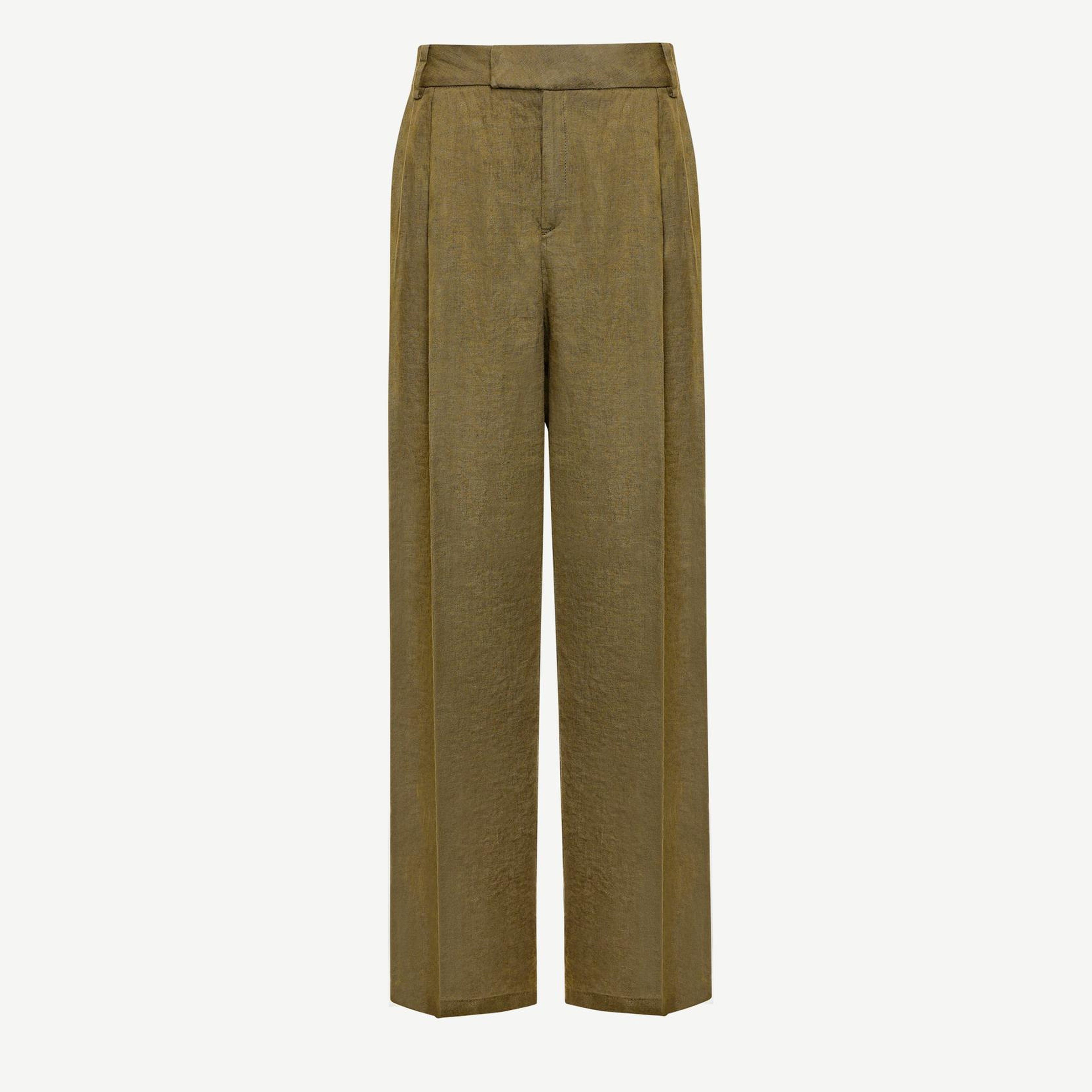 YARGICI Pilili Keten Pantolon