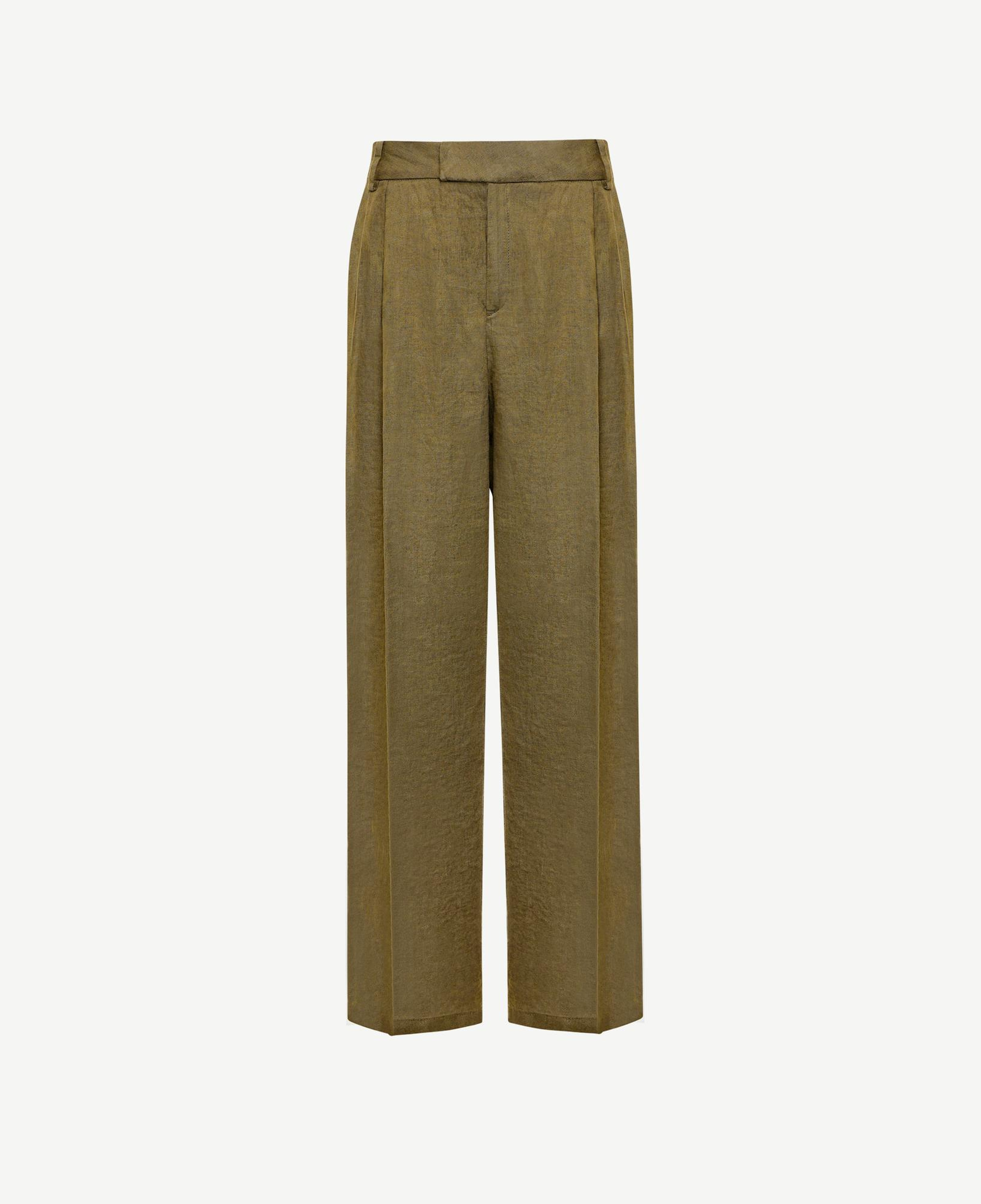 YARGICI Pilili Keten Pantolon