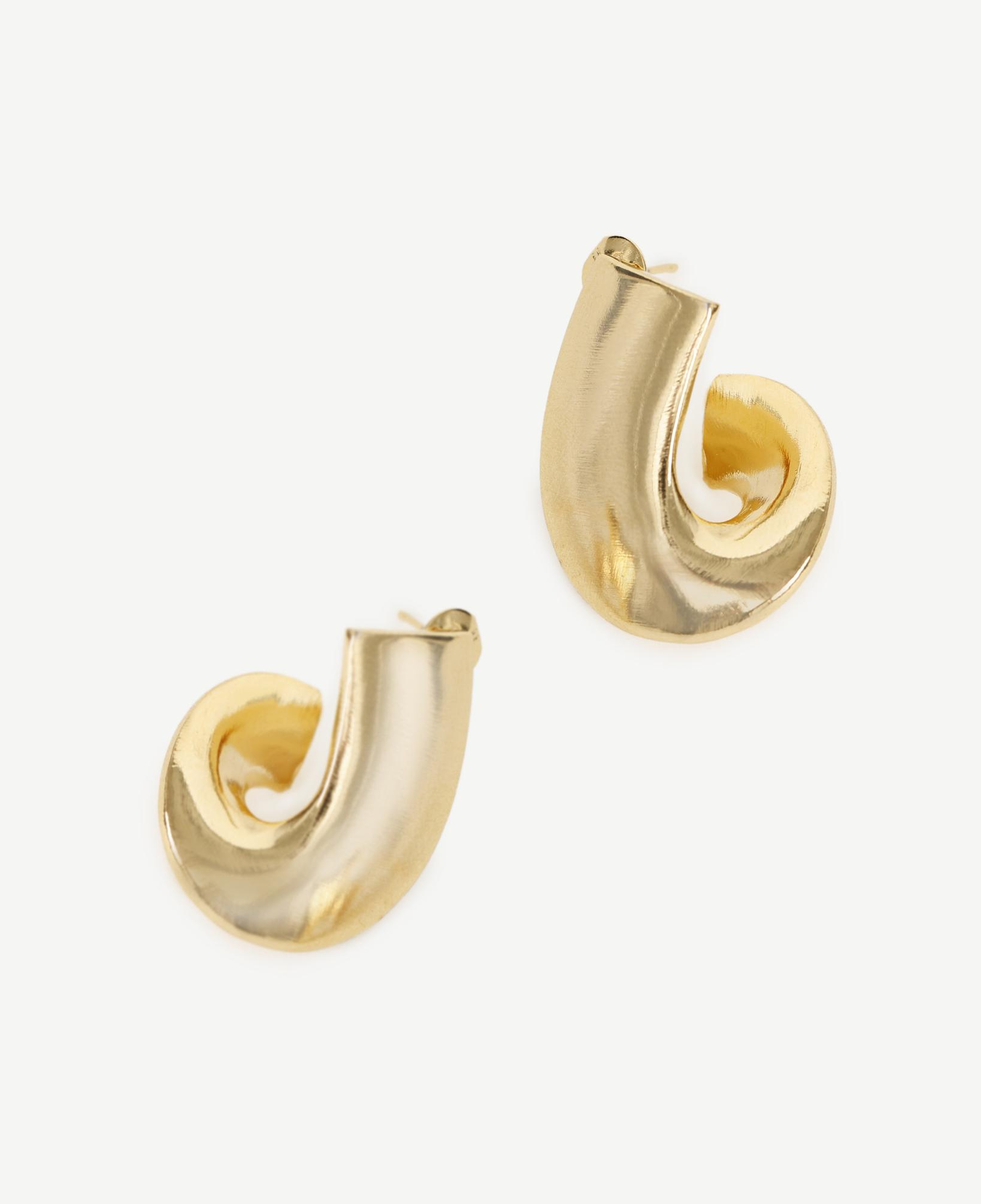 YARGICI Asimetrik Gold Küpe