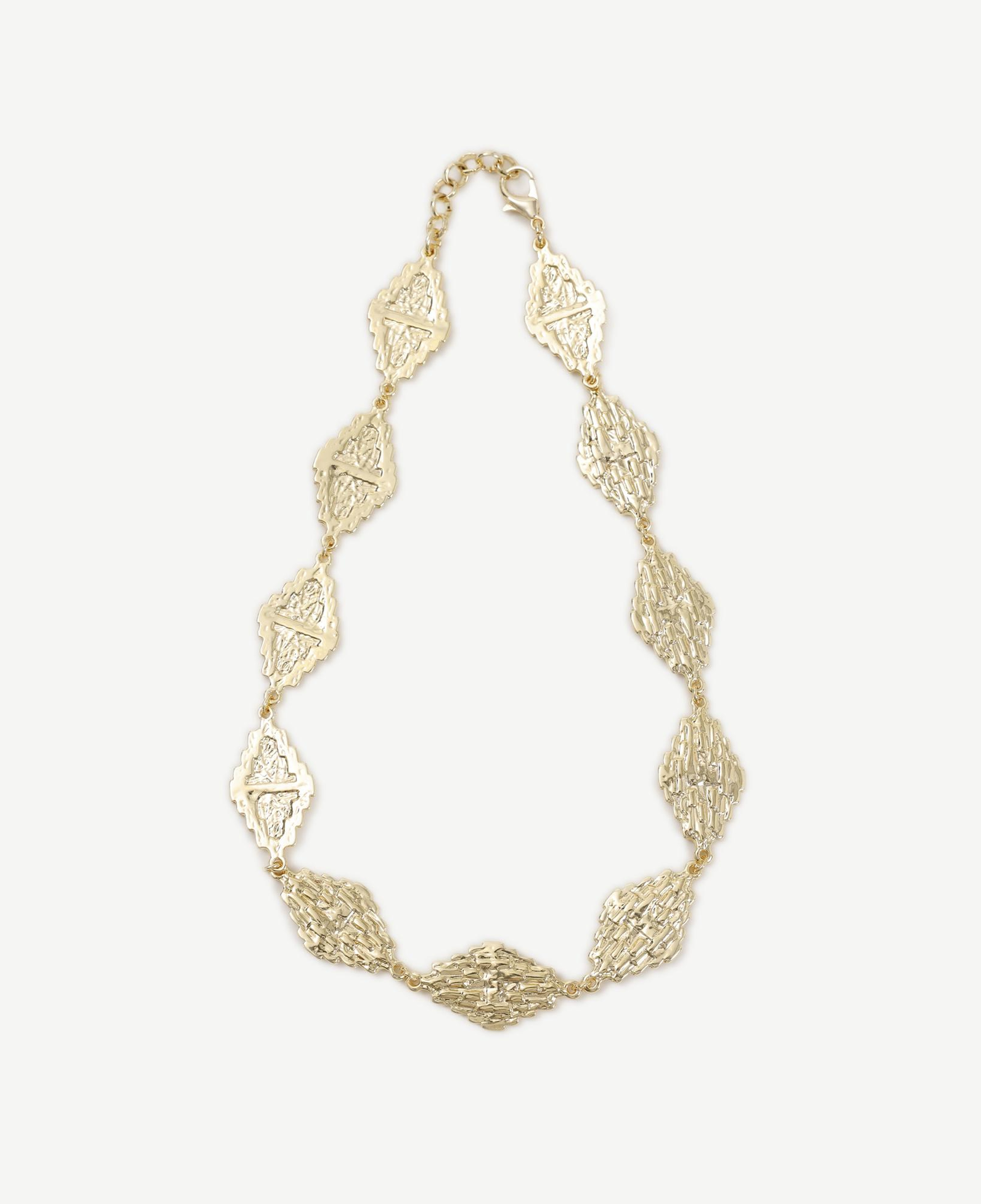 YARGICI Dokulu Gold Kolye