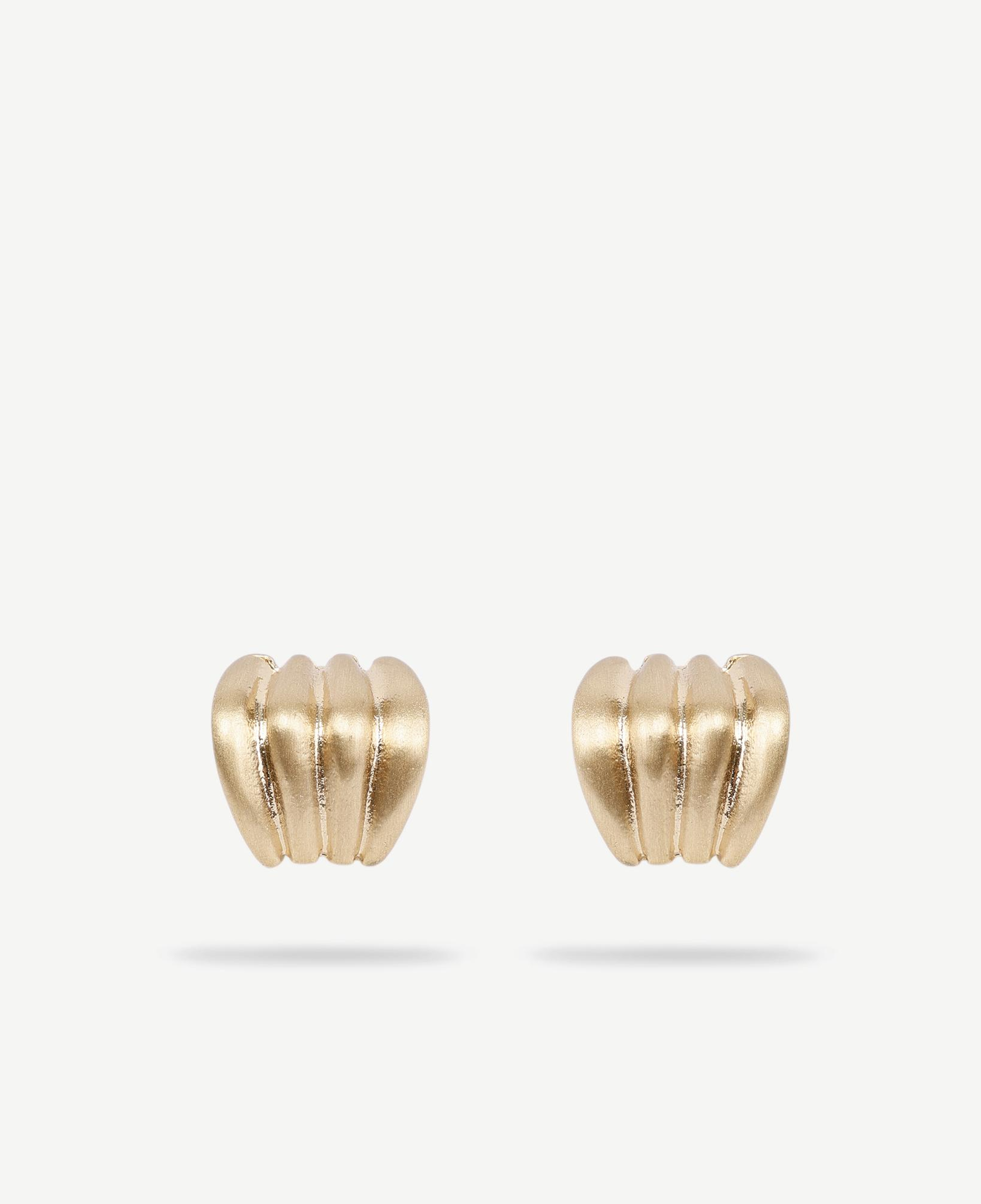 YARGICI Dokulu Gold Küpe