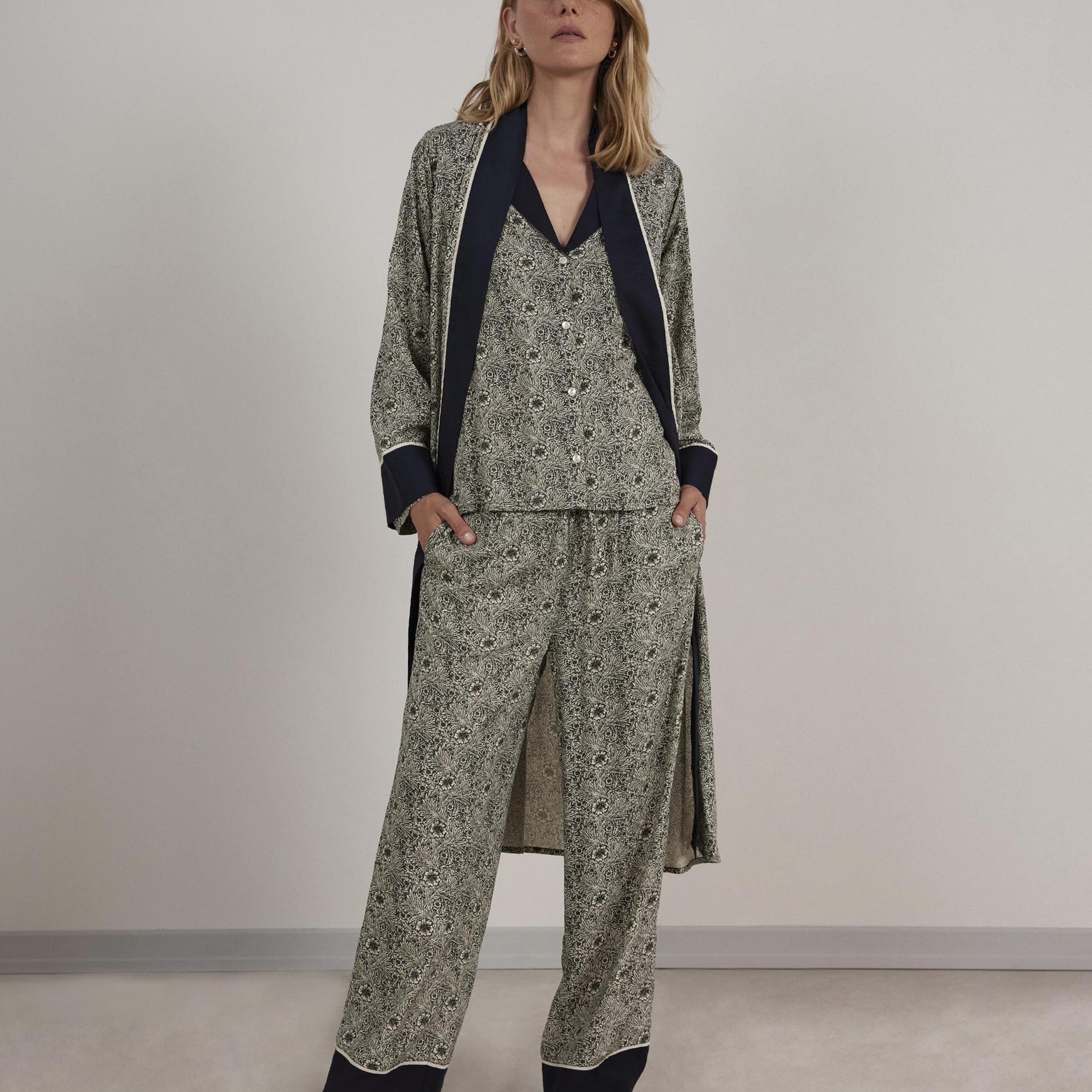 YARGICI Kontrast Detaylı Pijama Üstü
