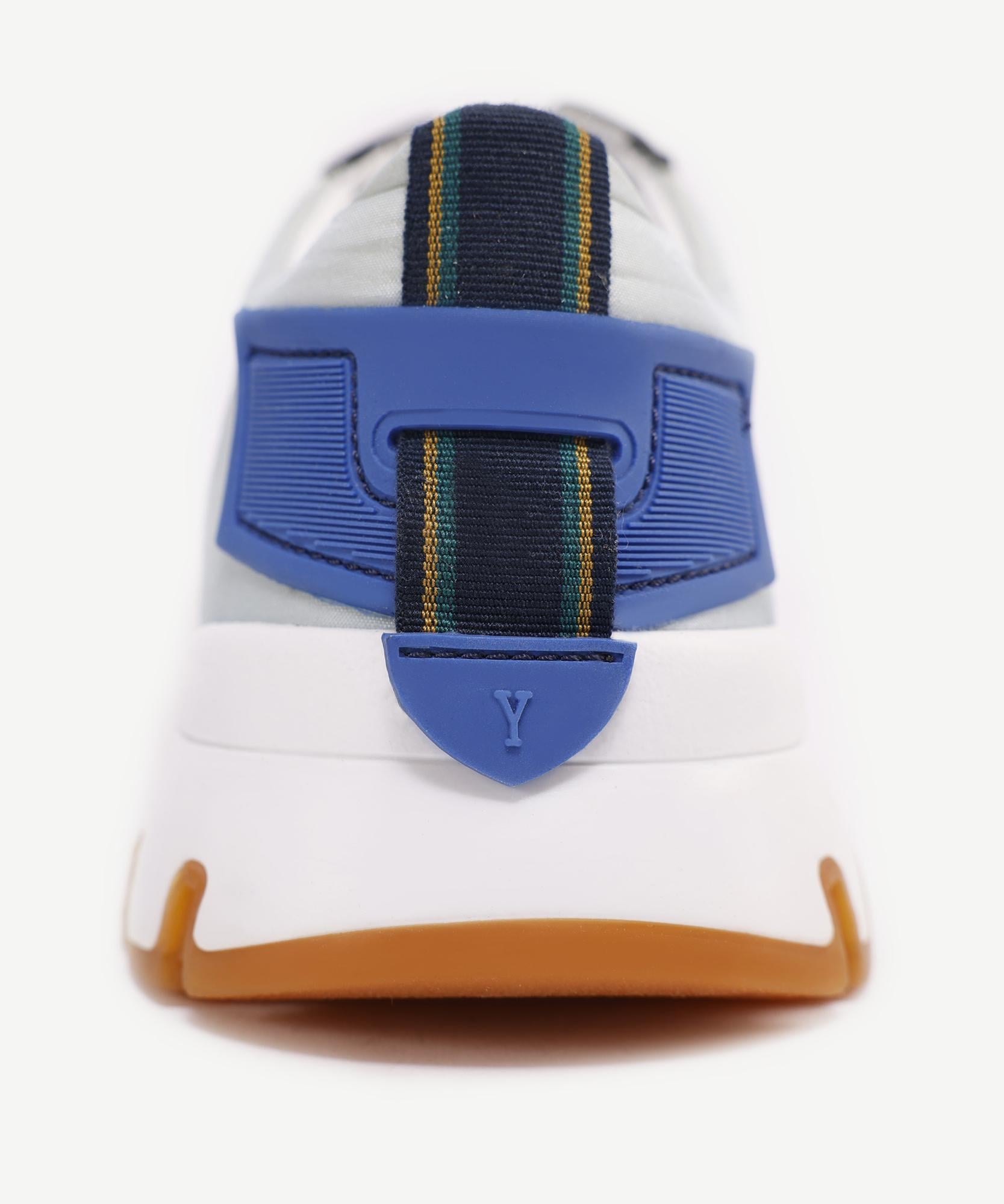 YARGICI Deri Kumaş Karışımı Kalın Taban Sneakers