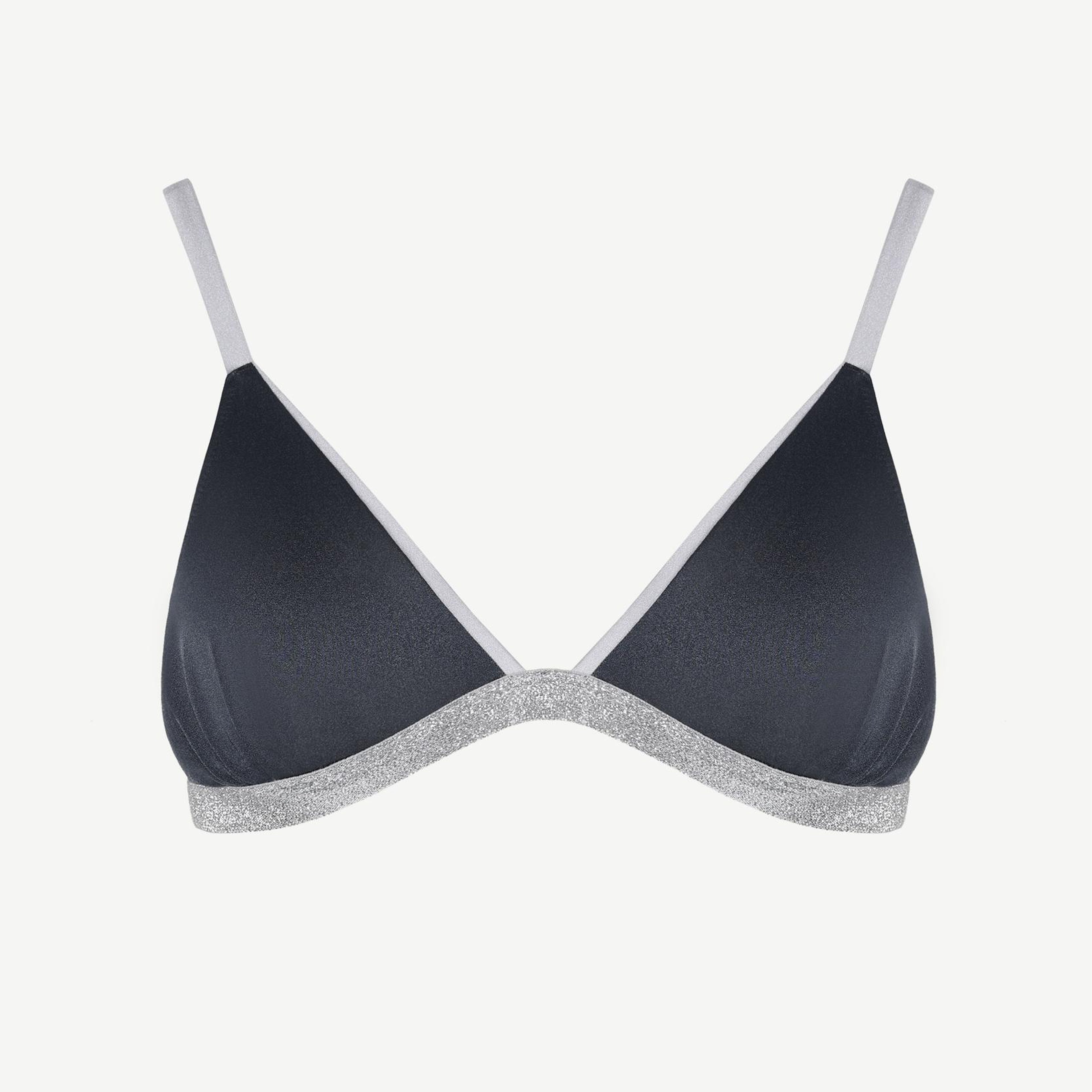 YARGICI Şerit Detaylı Bikini Üst