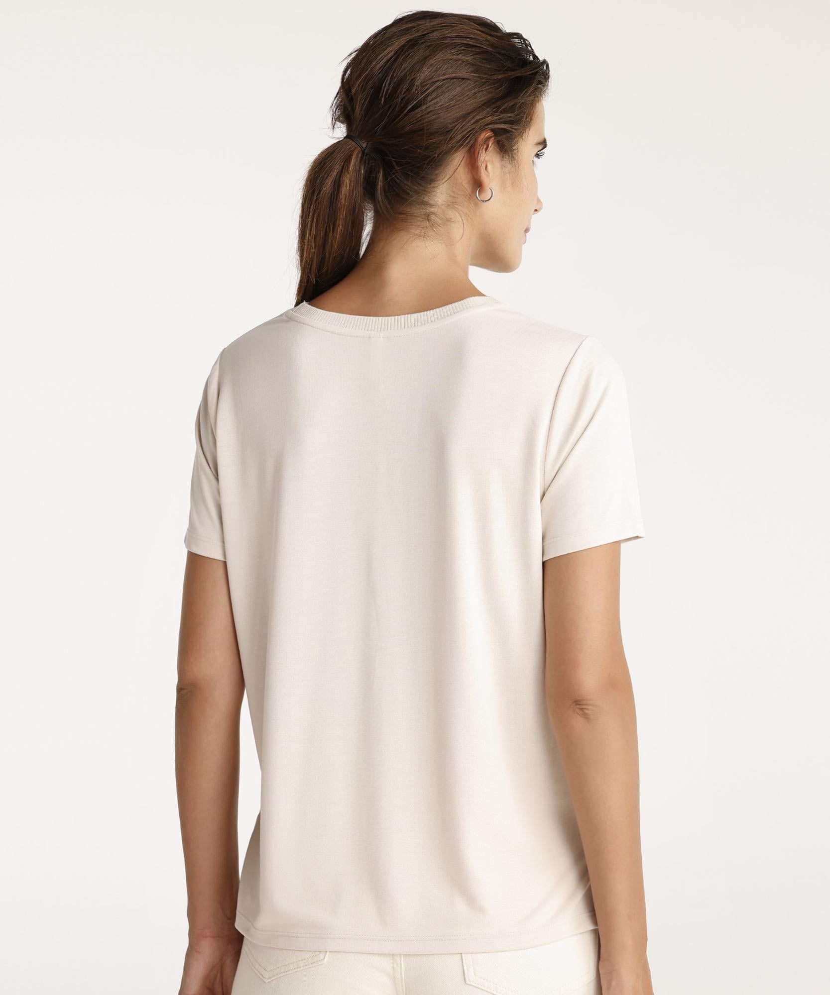 YARGICI Yaka Detaylı T-shirt