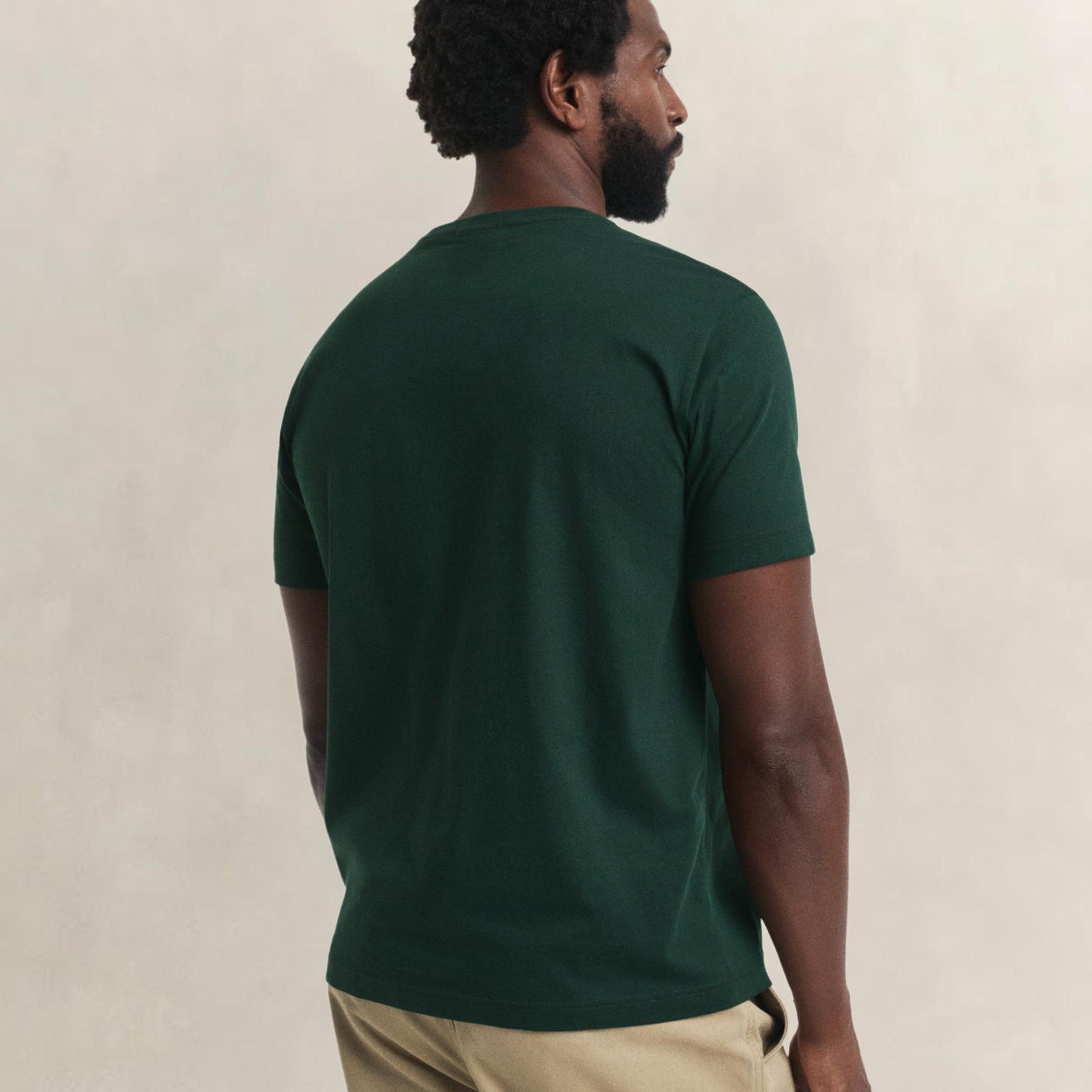 GANT Erkek Yeşil Regular Fit T-Shirt
