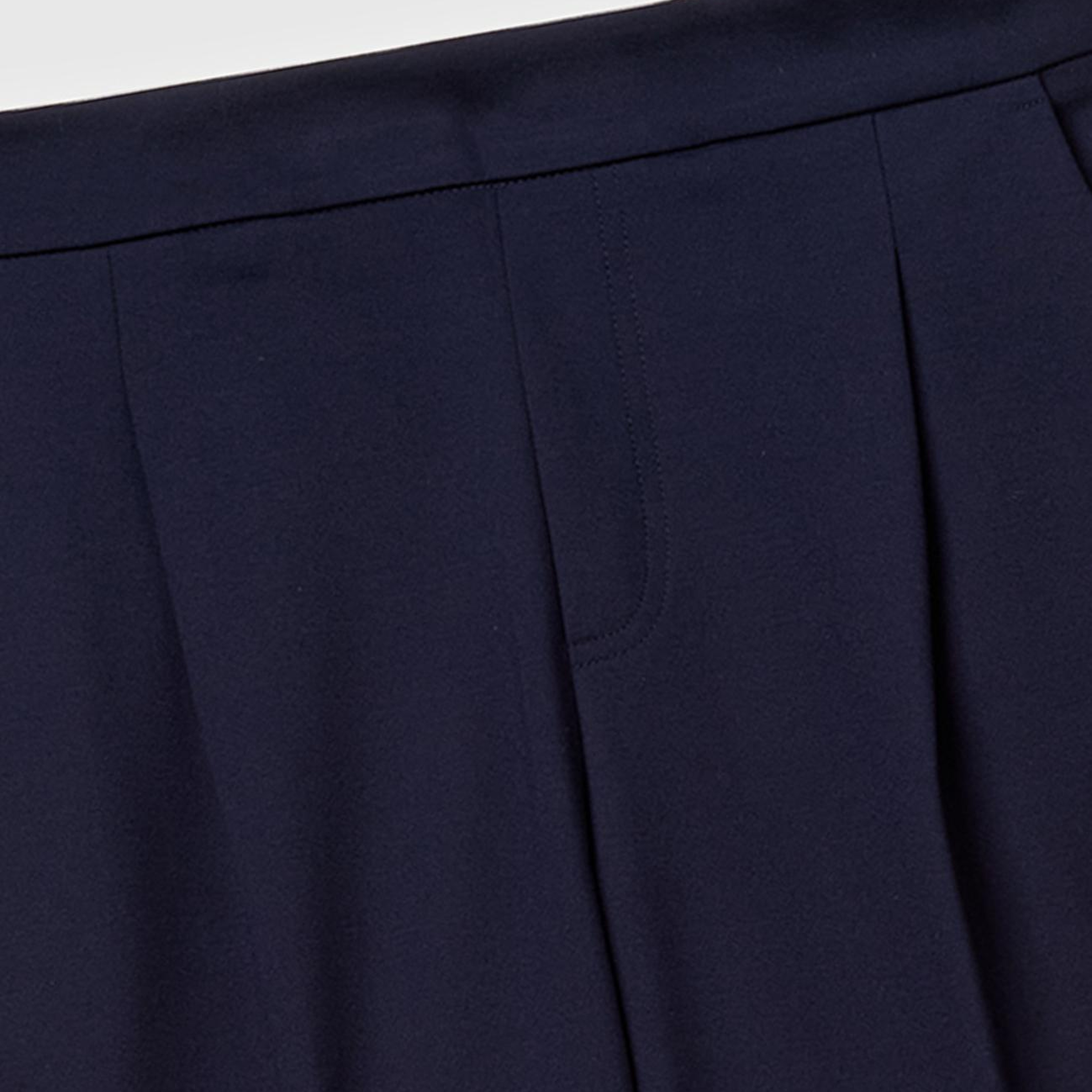 Kadın Lacivert Beli Lastikli Pantolon