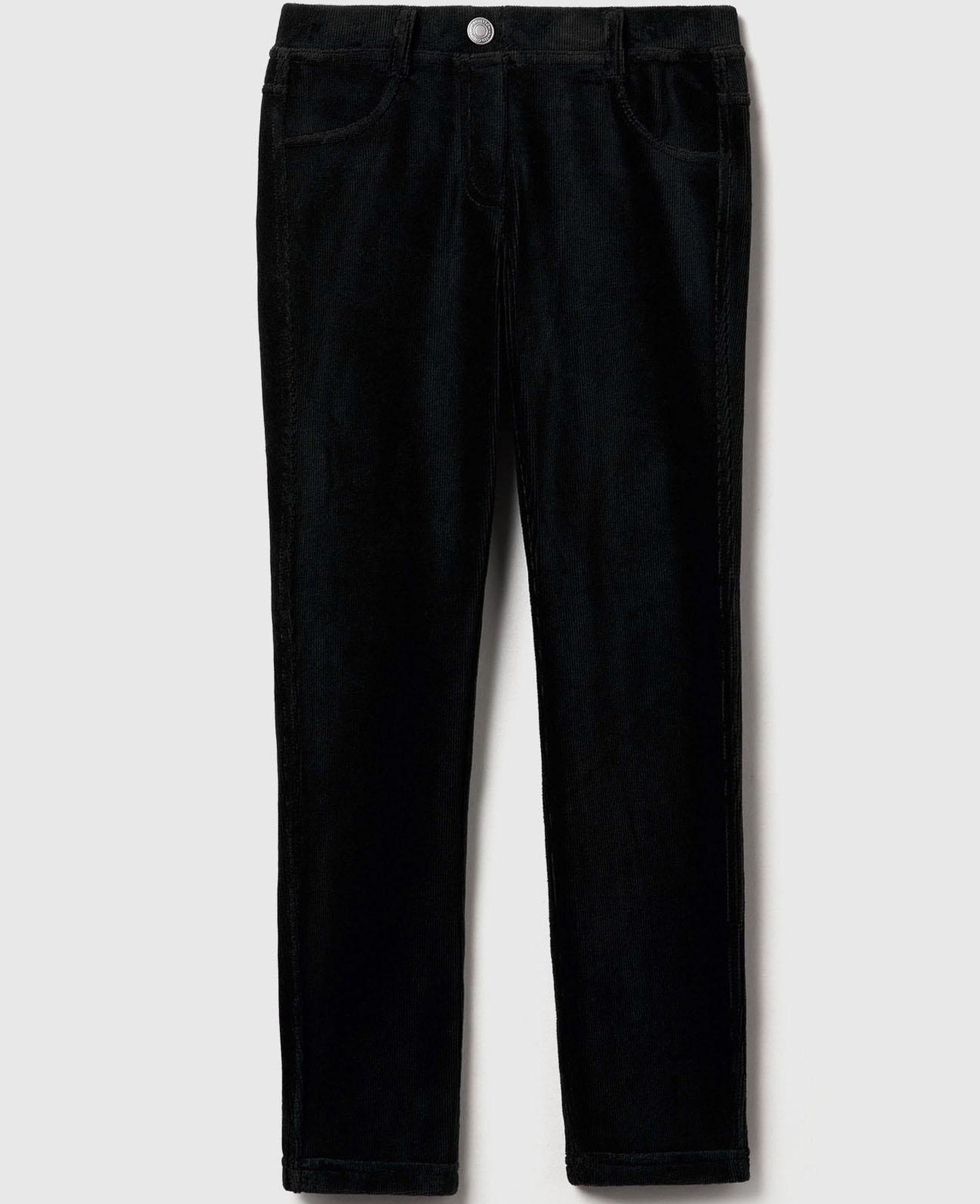Kız Çocuk Siyah Kadife Jegging