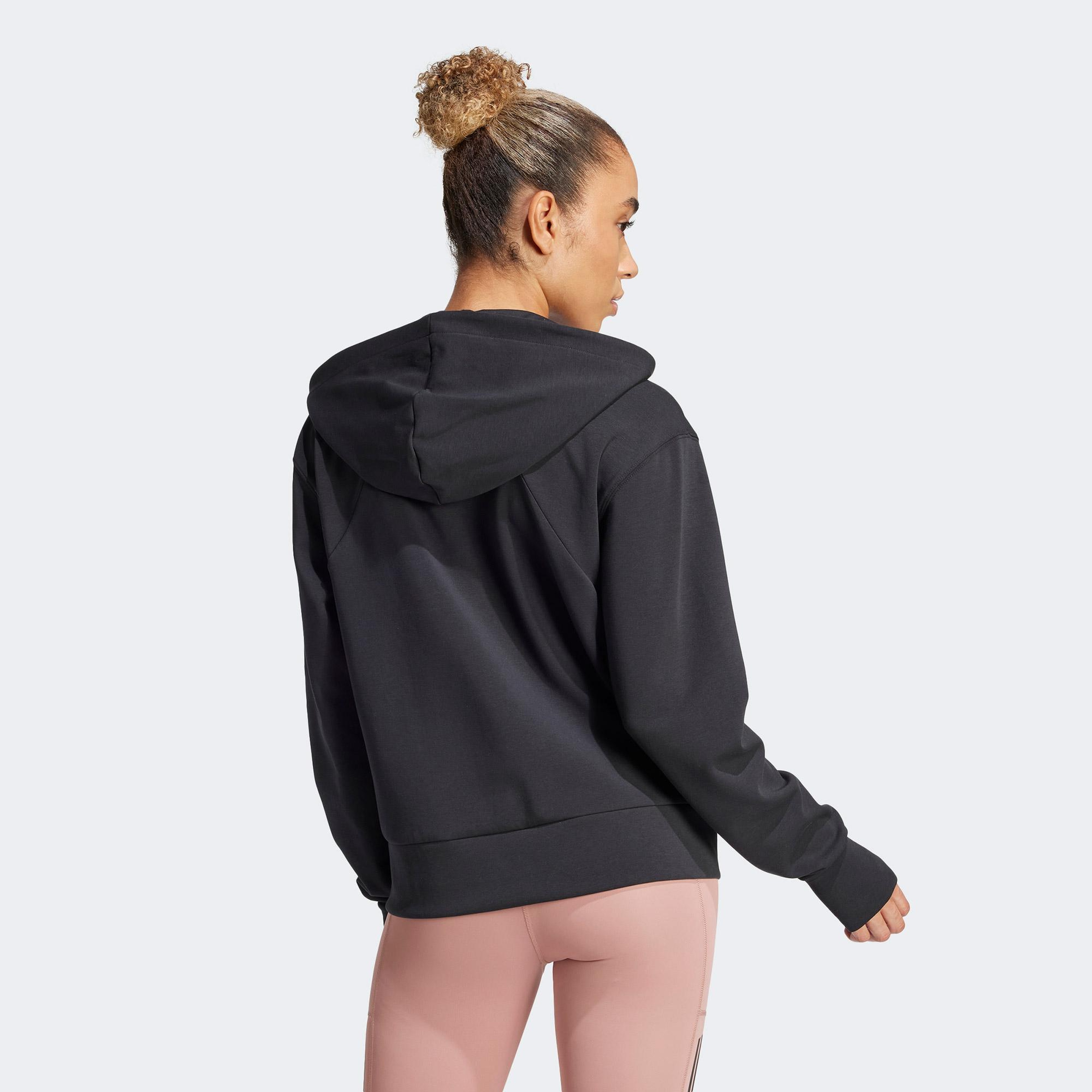 adidas Designed 4 Full Zip Kadın Siyah Sweatshirt