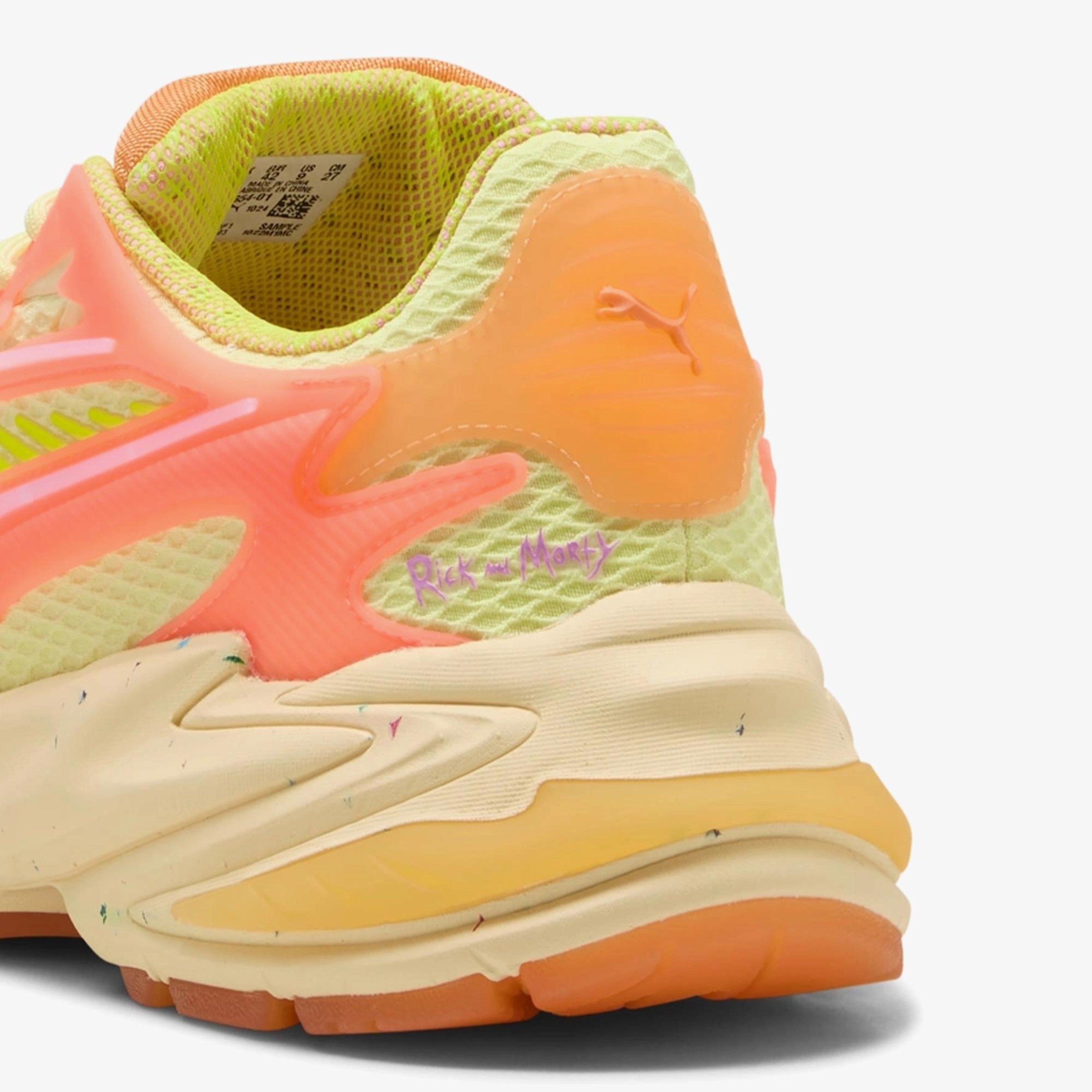 Puma RS Surge Rick and Morty Unisex Sarı Spor Ayakkabı