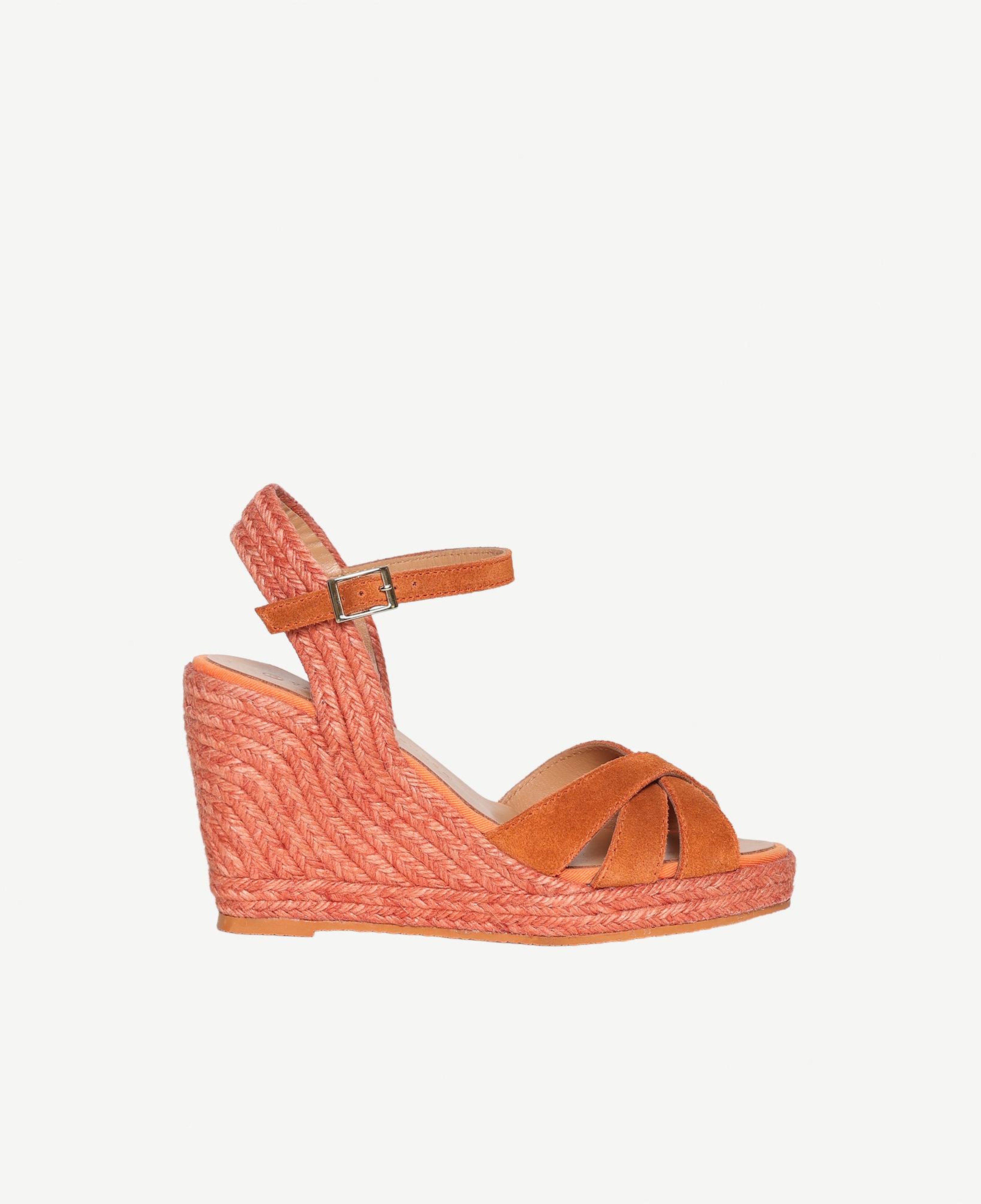 YARGICI Çapraz Bantlı Dolgu Süet Espadril
