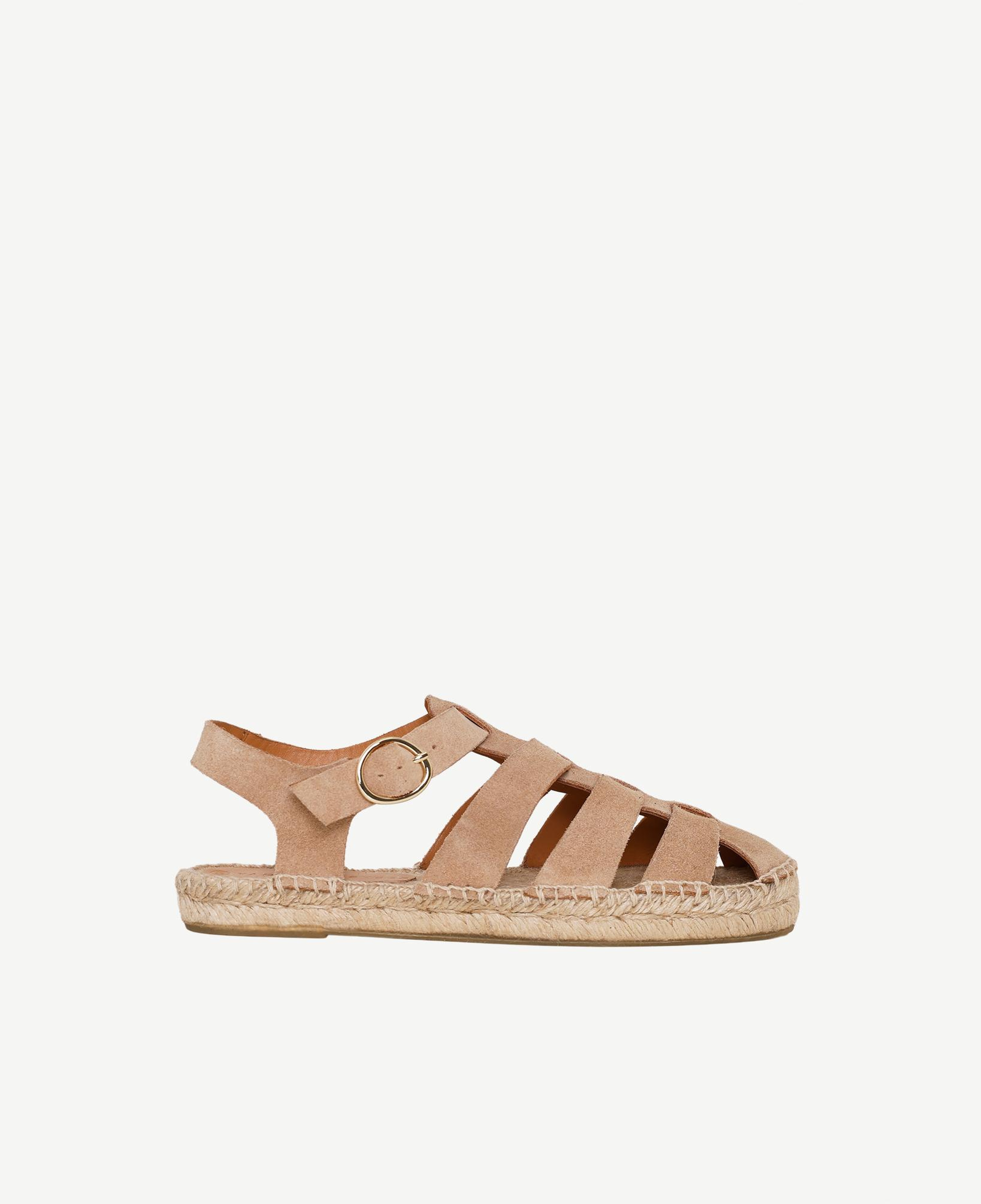 YARGICI Süet Kafesli Espadril