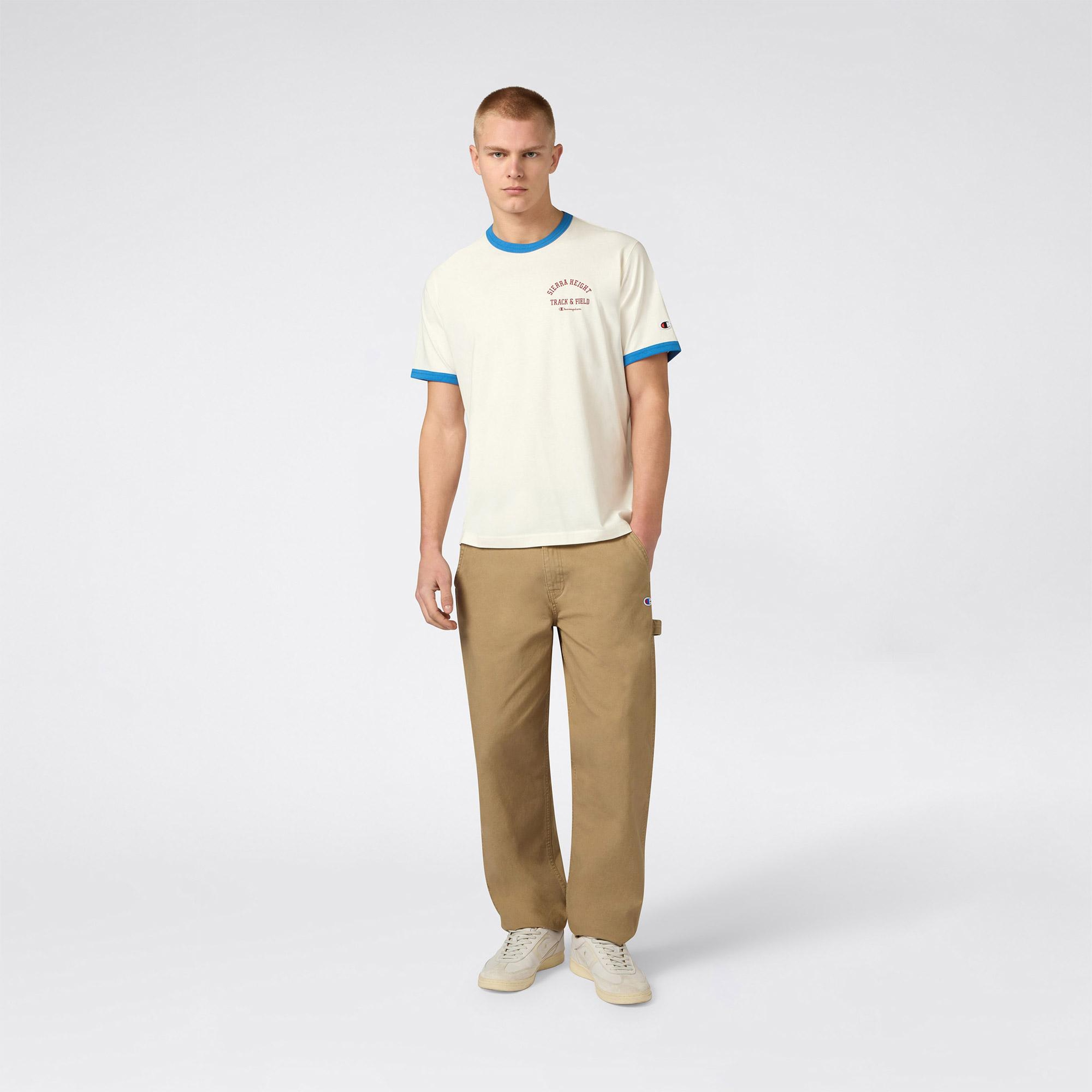 Champion Ringer Erkek Krem T-Shirt
