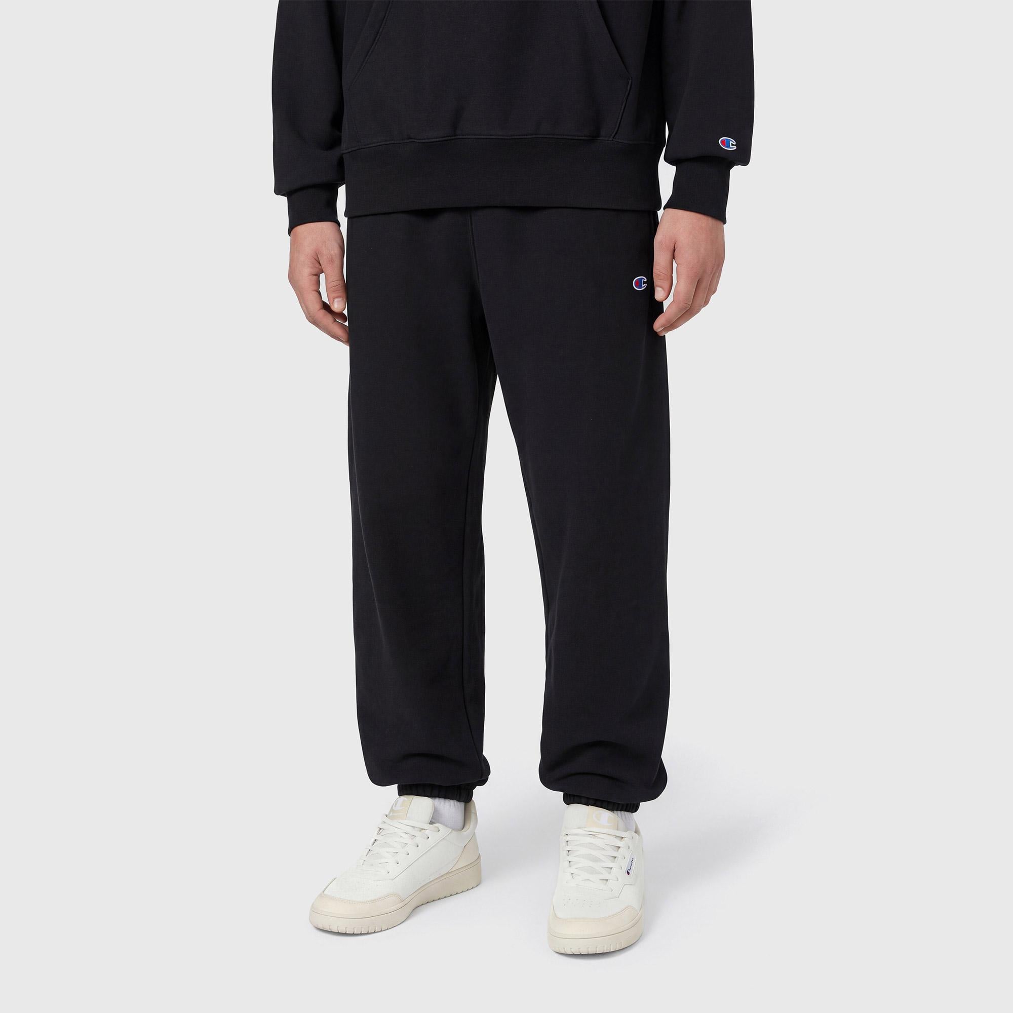 Champion Elastic Cuff Erkek Siyah Eşofman Altı