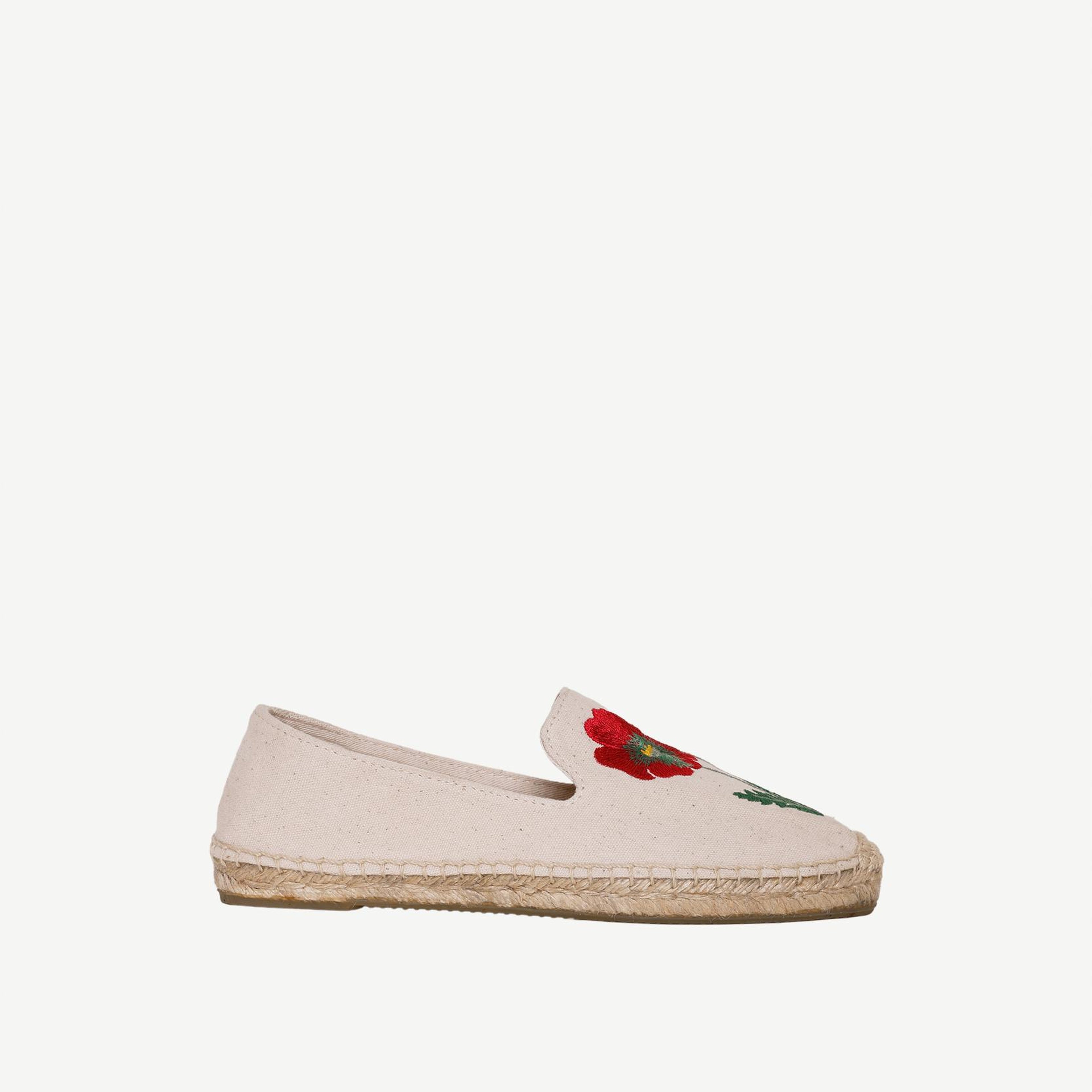 YARGICI Çiçek Desenli Nakış İşleme Espadril