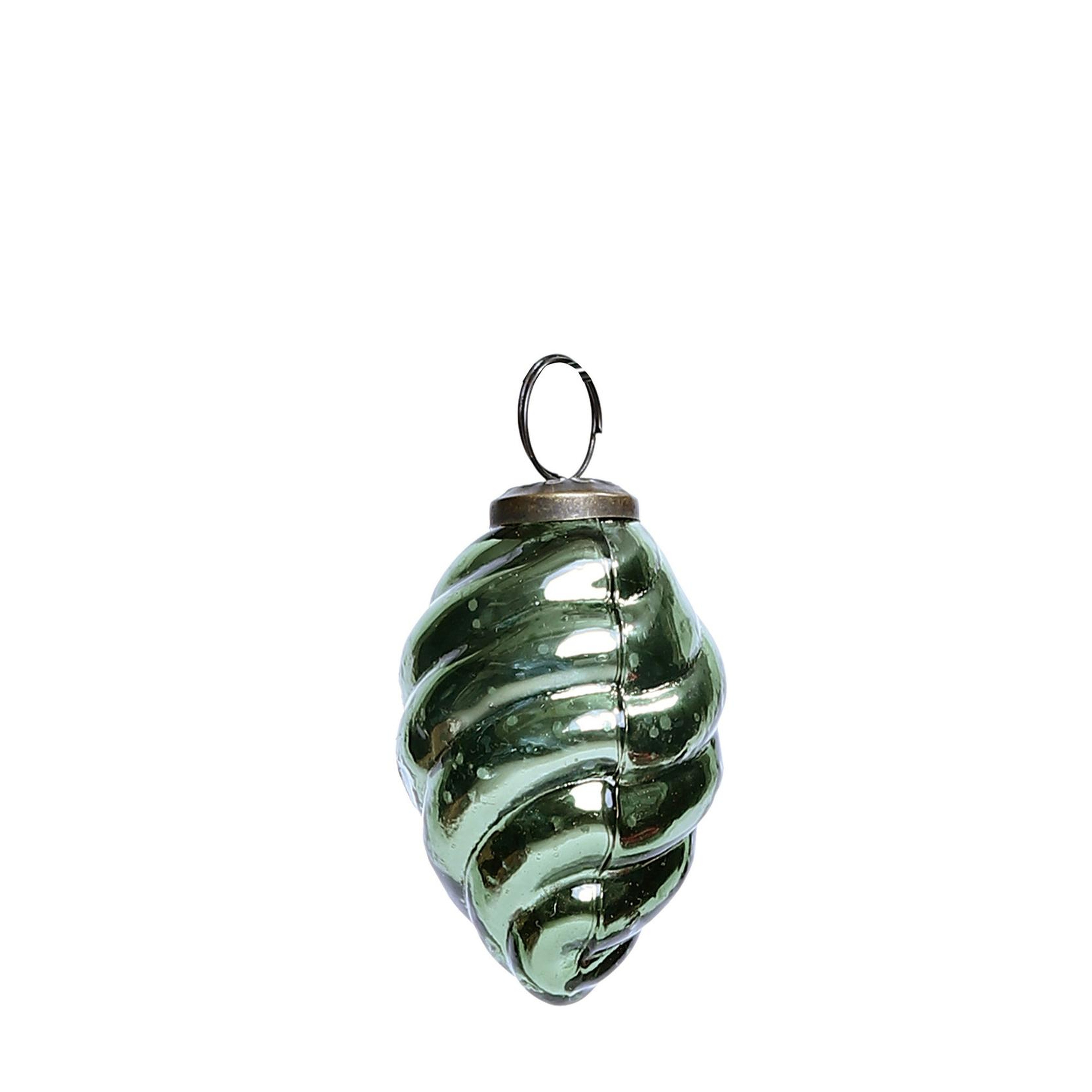 YARGICI Oval Cam Ağaç Süsü (8x8 cm)