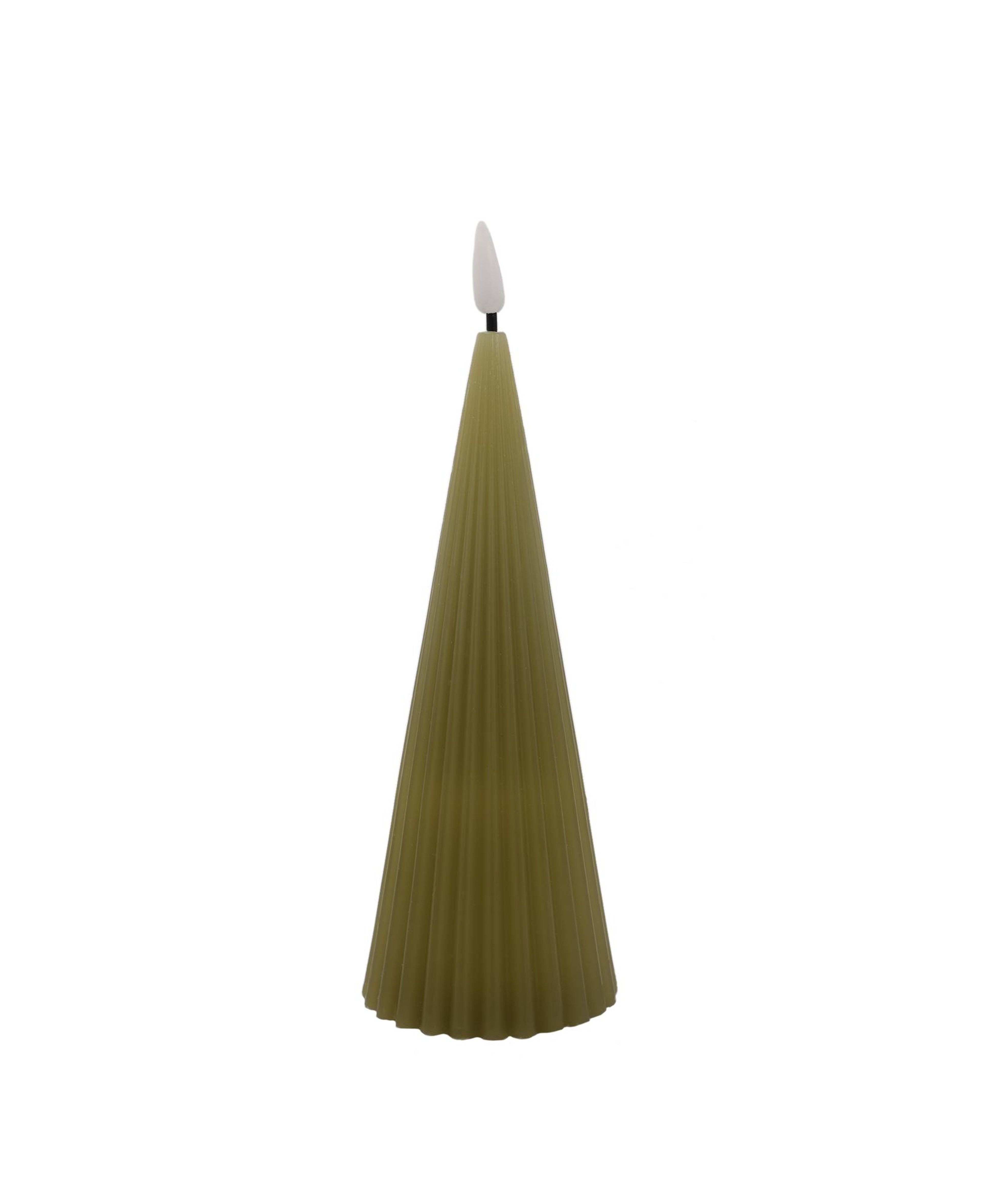 YARGICI Led Pilli Plastik Mum (7x16 cm)